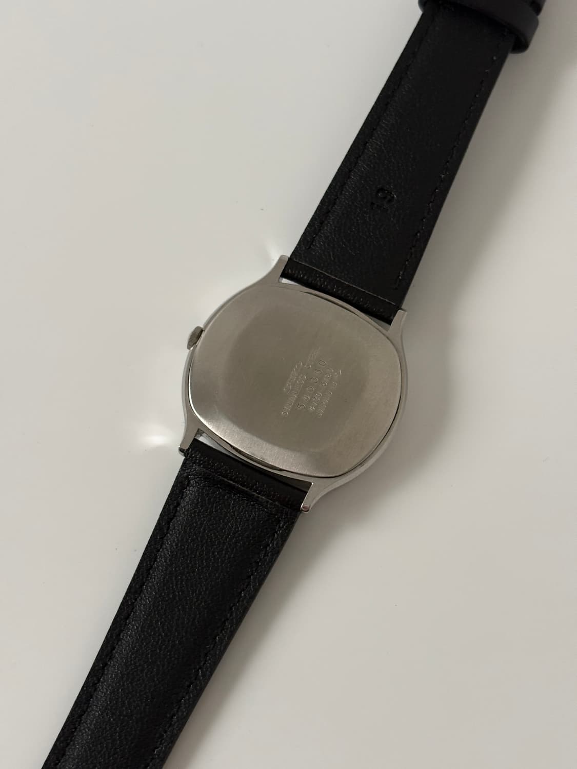 세이코 1970년대 Chariot 로만 인덱스 쿠션 스퀘어 실버 쿼츠 상품이미지7