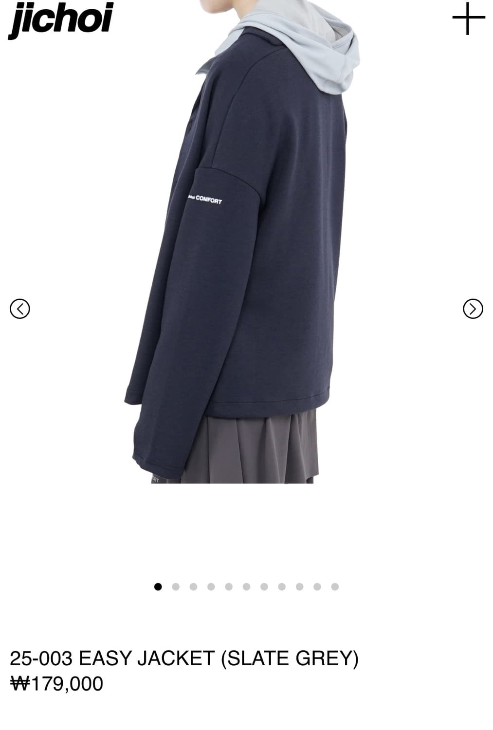  JICHOI  25-003 EASY JACKET (SLATE GREY) 상품이미지1