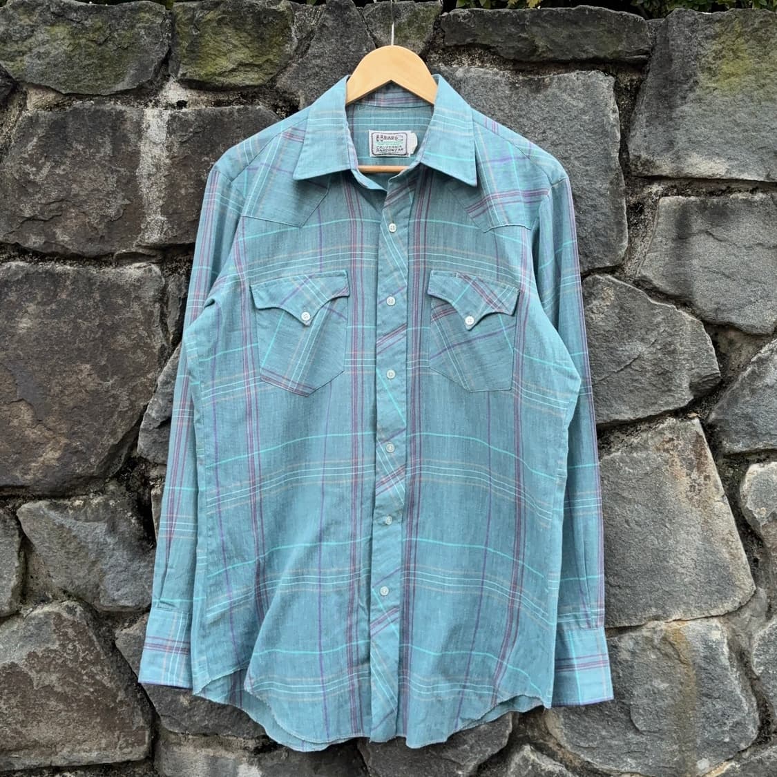 60~70s USA 에이치바씨 H Bar C 웨스턴 셔츠 상품이미지4