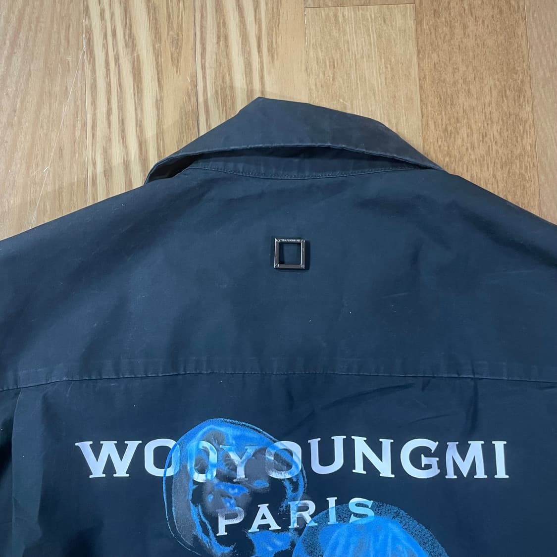 우영미 코튼 백로고 셔츠 100사이즈 상품이미지6