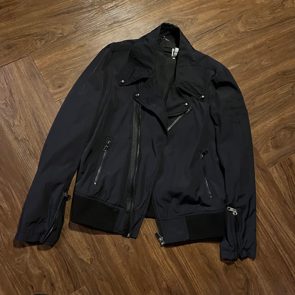 Diesel Black Gold 코튼 나일론 라이더 자켓 상품이미지1