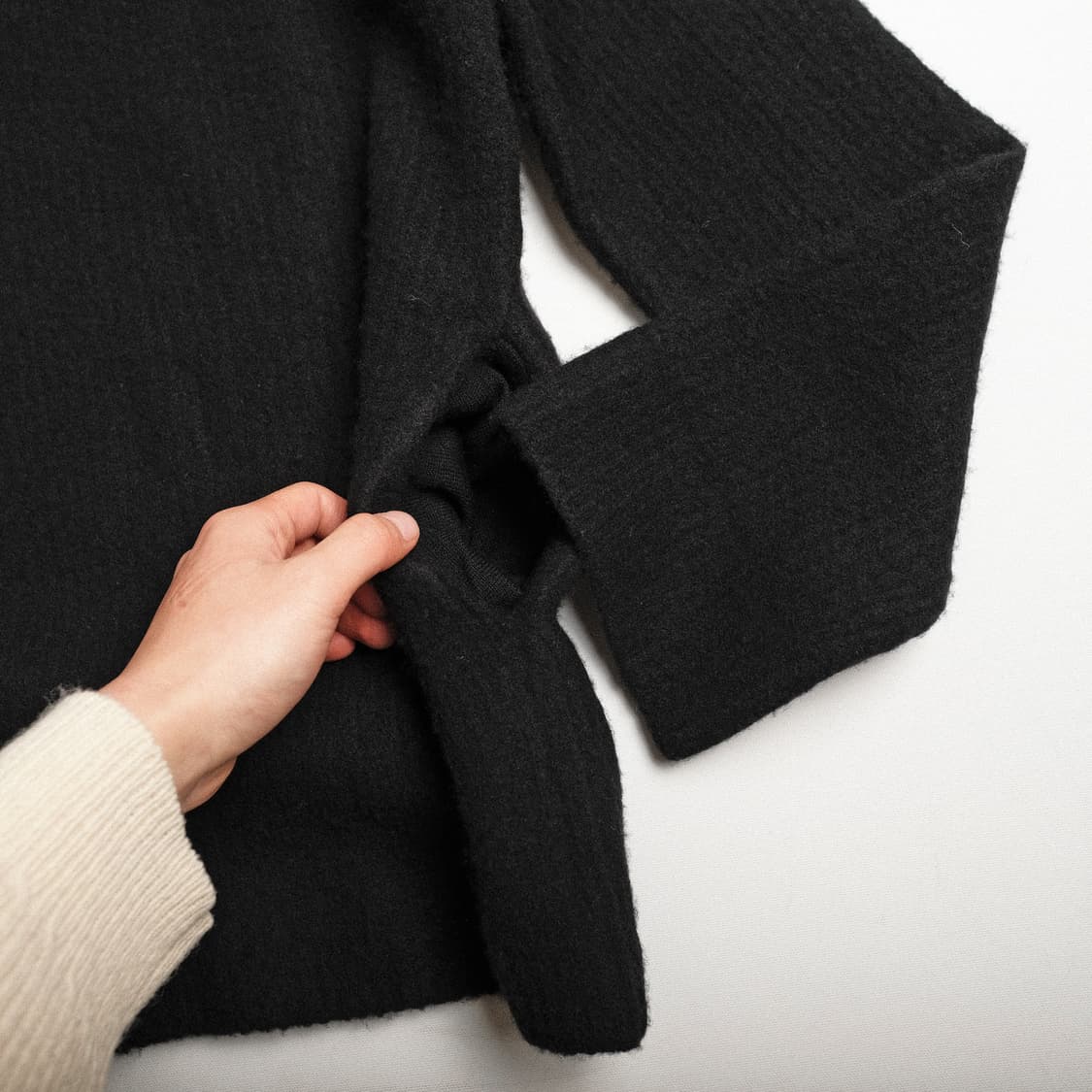 Yoko Sakamoto 하이넥 니트 블랙 L사이즈 요코 사카모토 상품이미지8