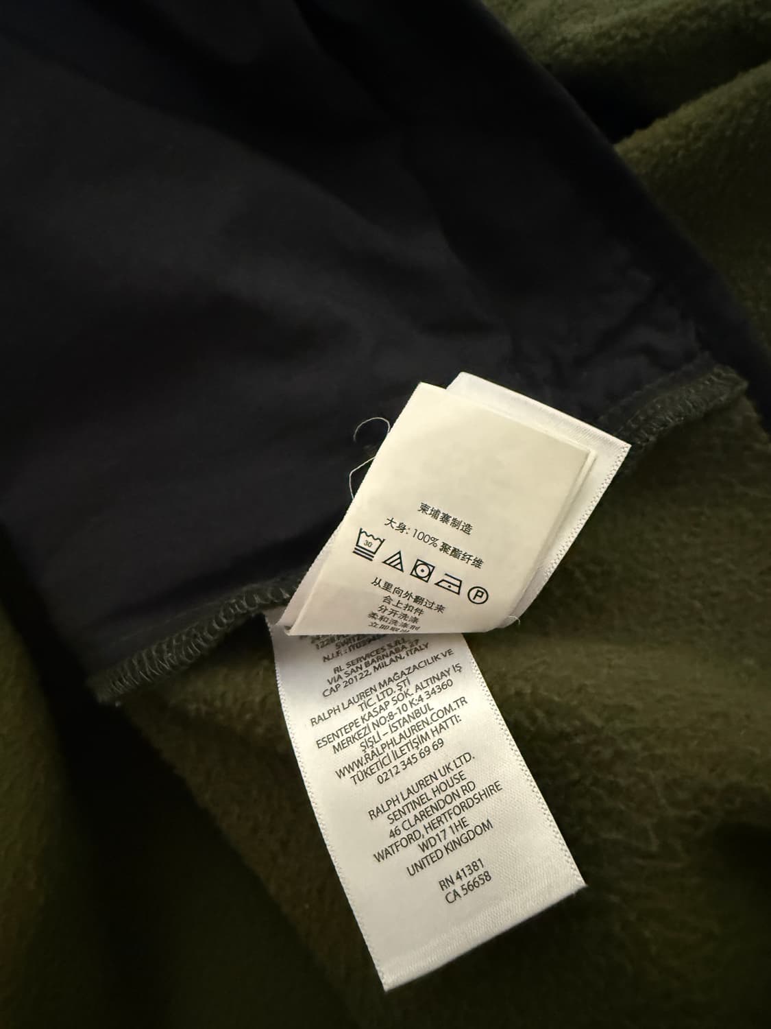 폴로 폴리스 허프집업 팝니다 상품이미지5