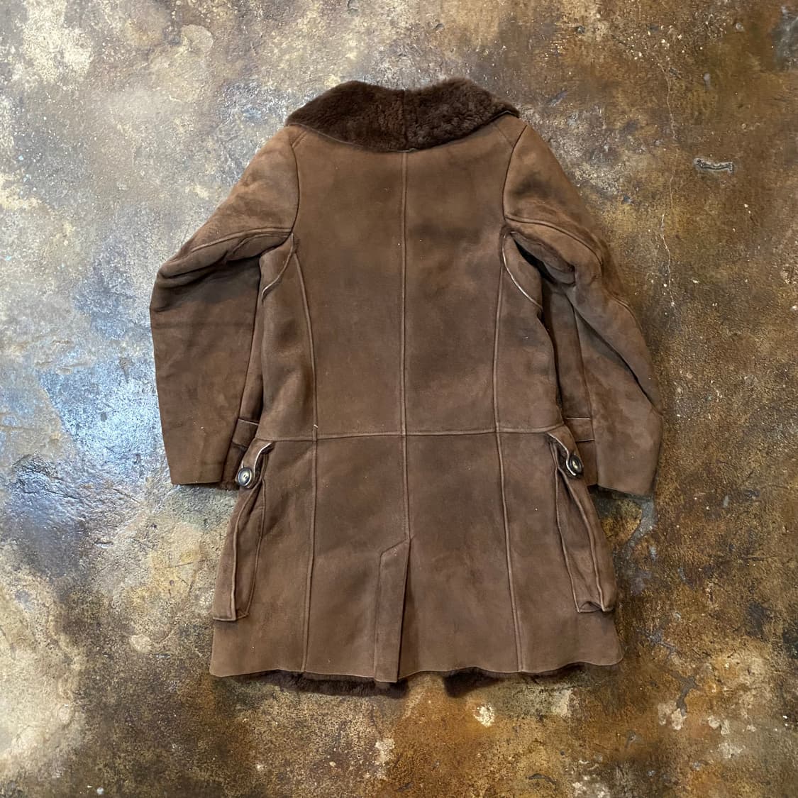 90s 잉글랜드 빈티지 무스탕 코트 상품이미지6