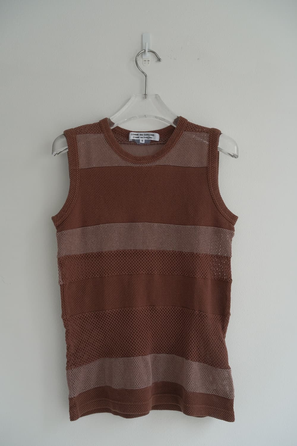 Mesh stripe sleeveless 상품이미지5
