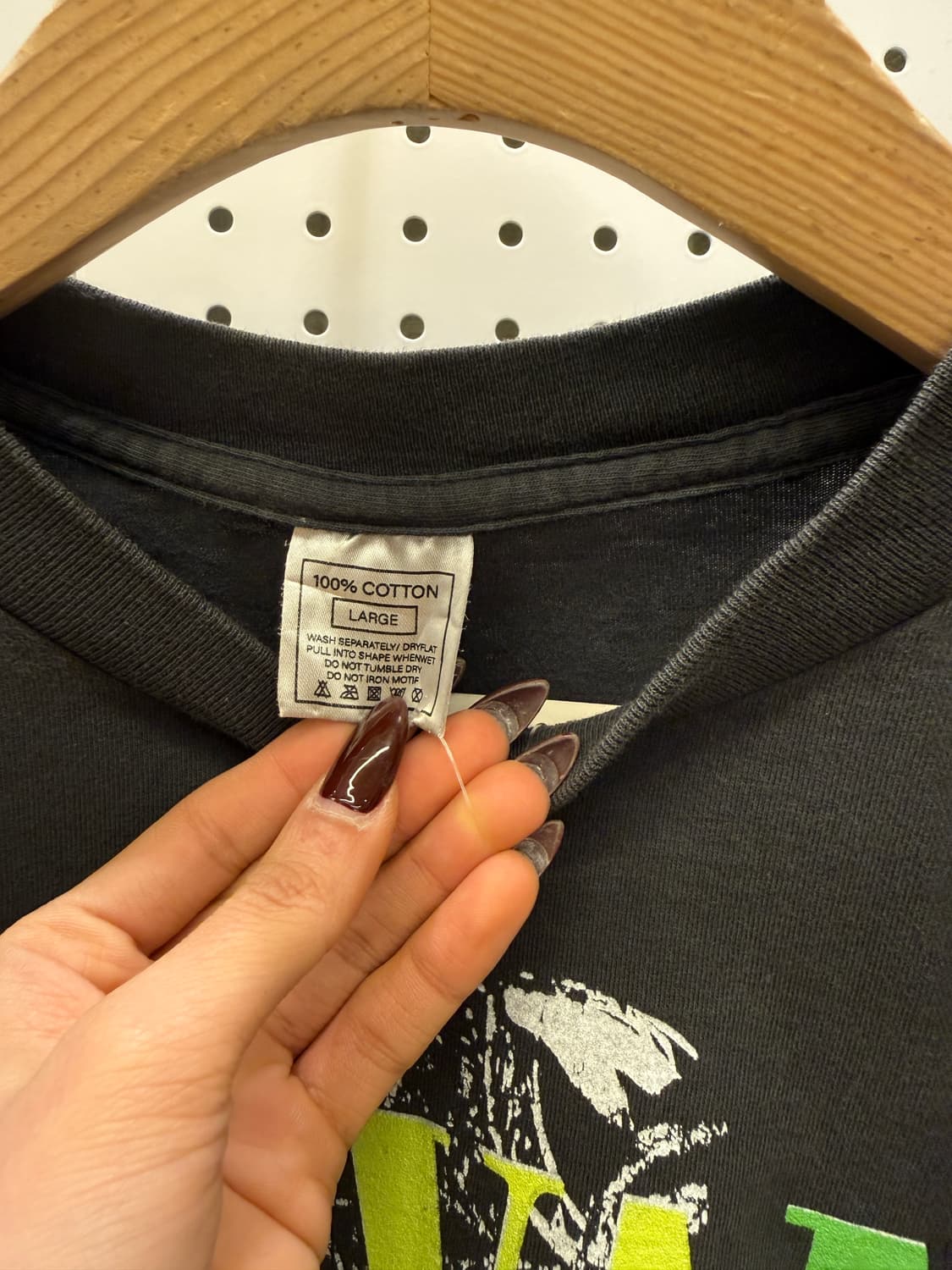 빈티지 니르바나 해부학적 그래픽 롱슬리브 U1367 상품이미지5