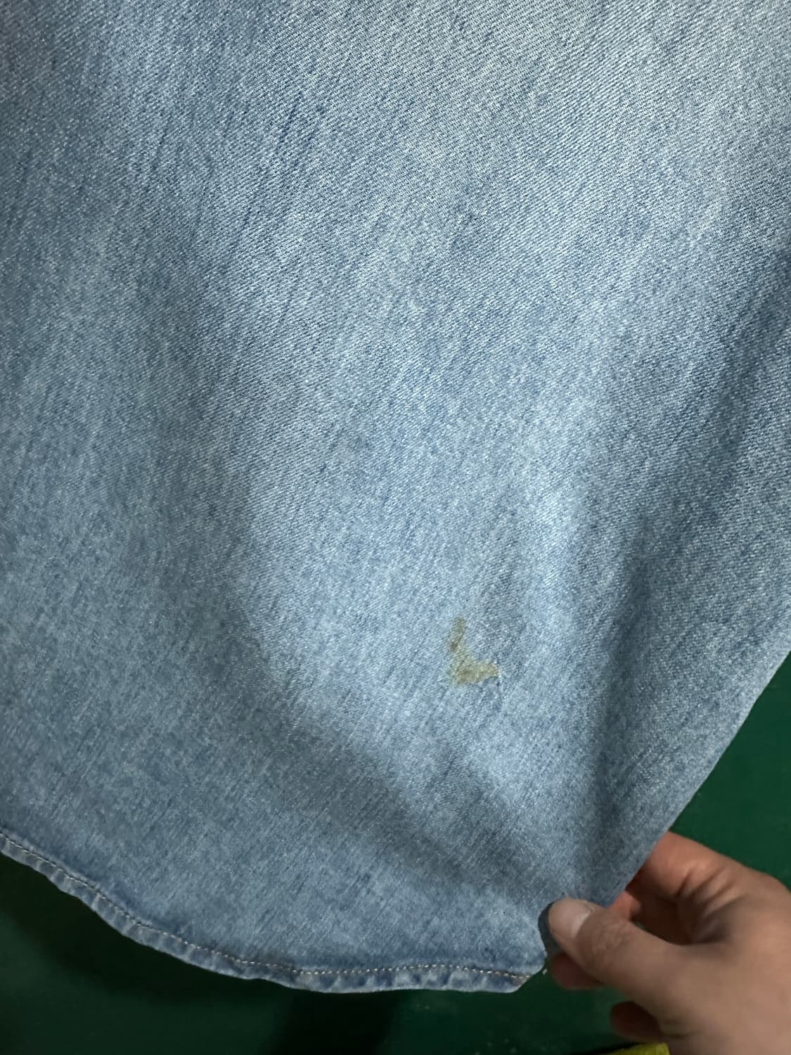 디젤 빅로고 플란넬 데님자켓110사이즈 상품이미지7