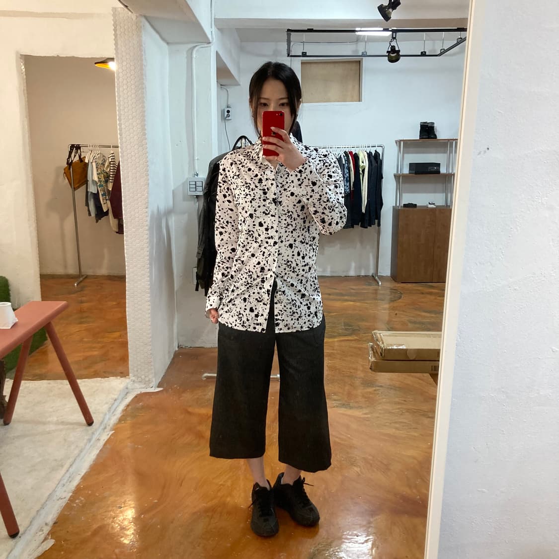 디올 페인트 스플래터 드레스 셔츠 상품이미지2