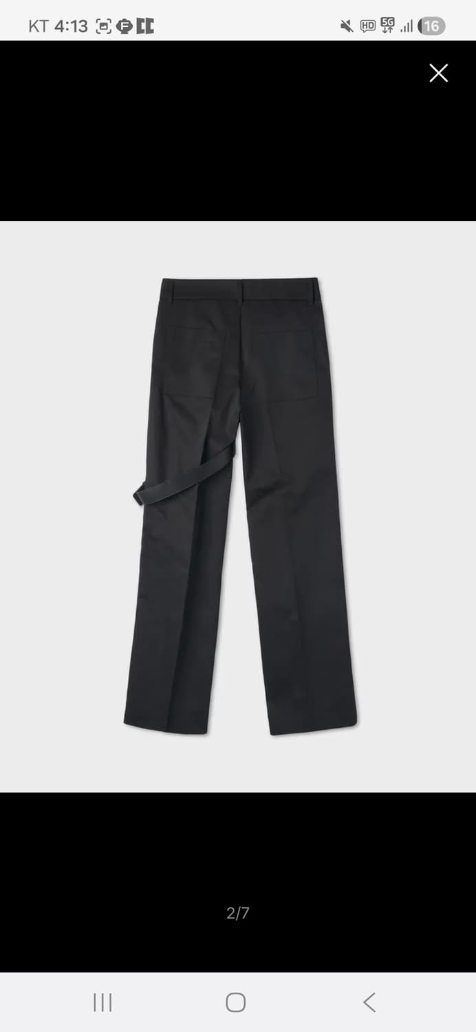 1017 알릭스 9SM 본디지 하네스 팬츠 블랙 46사이즈 상품이미지2