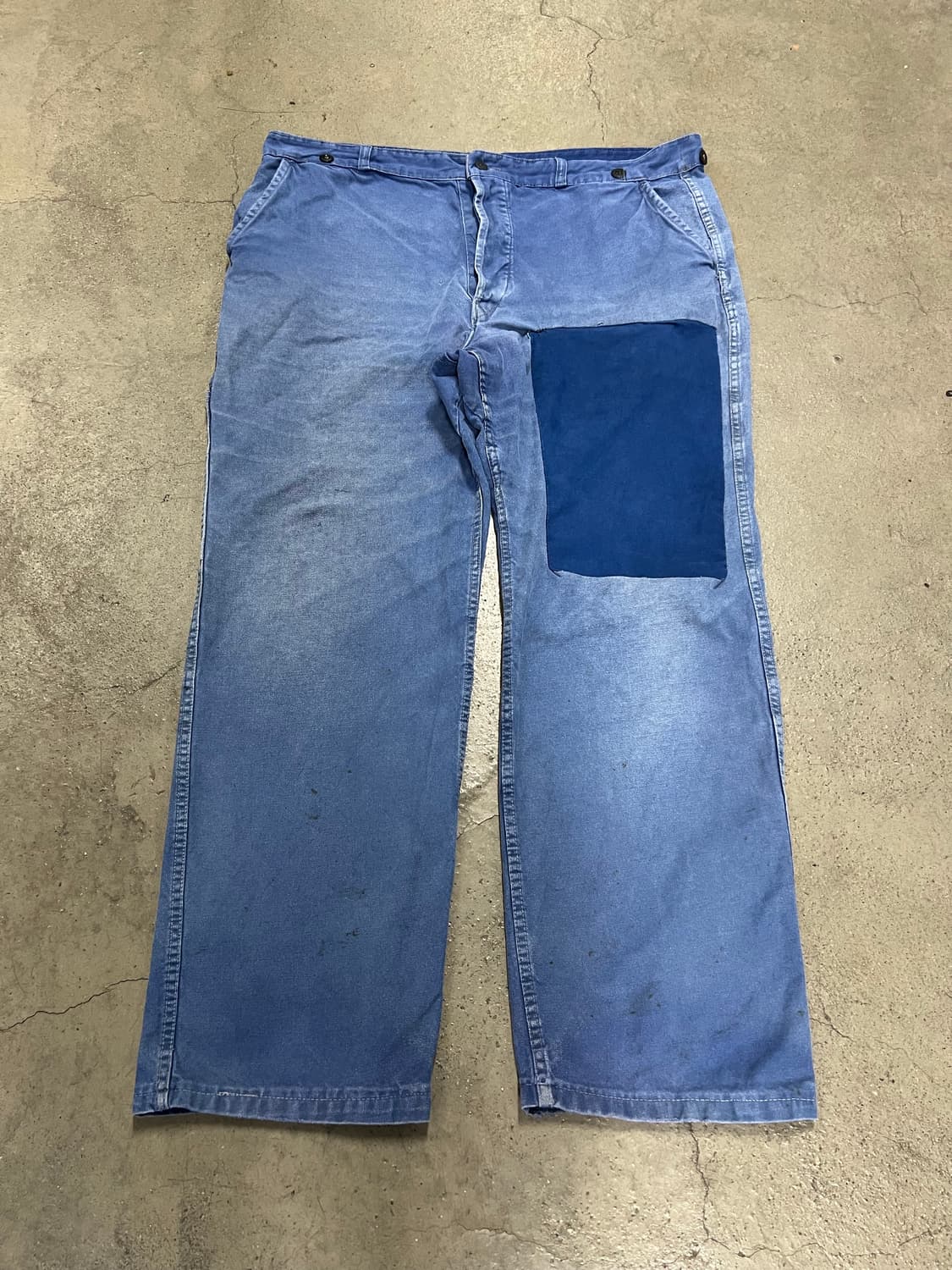 OLD VINTAGE HARD FADED FRENCH 프렌치워크팬츠 상품이미지1