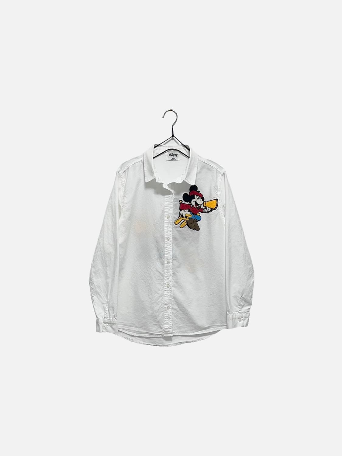 디즈니 미키마우스 화이트 코튼 셔츠 상품이미지2