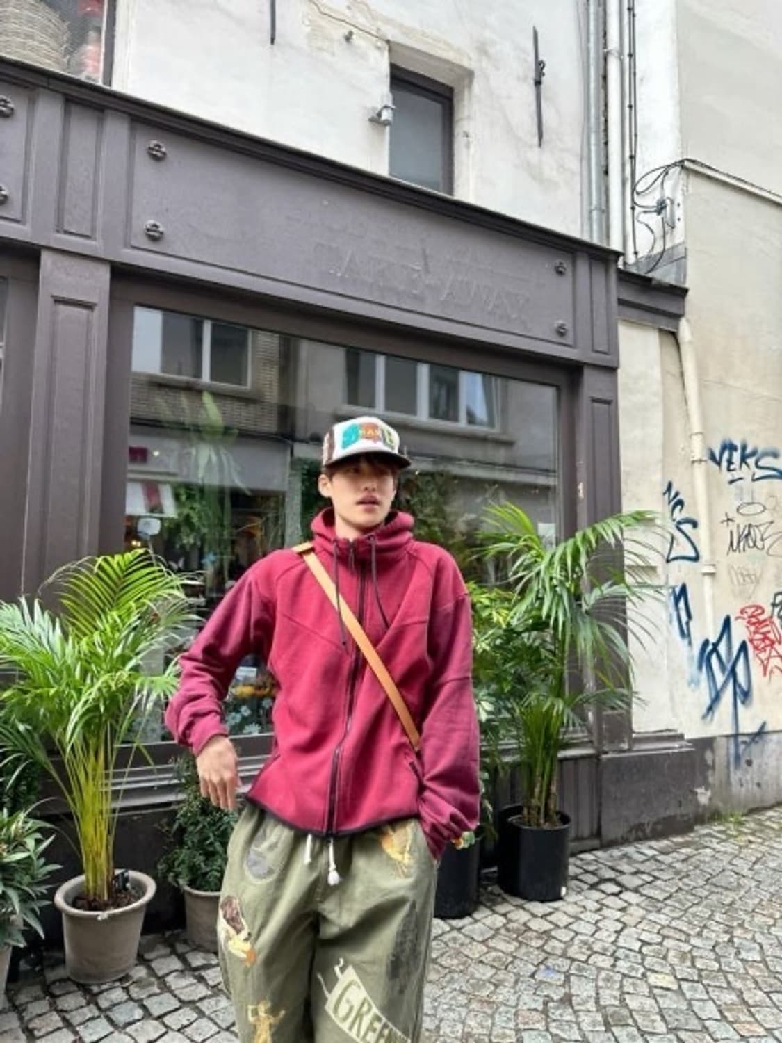 나이키 라이즈 소희 버건디 테크팩(XL) 상품이미지2