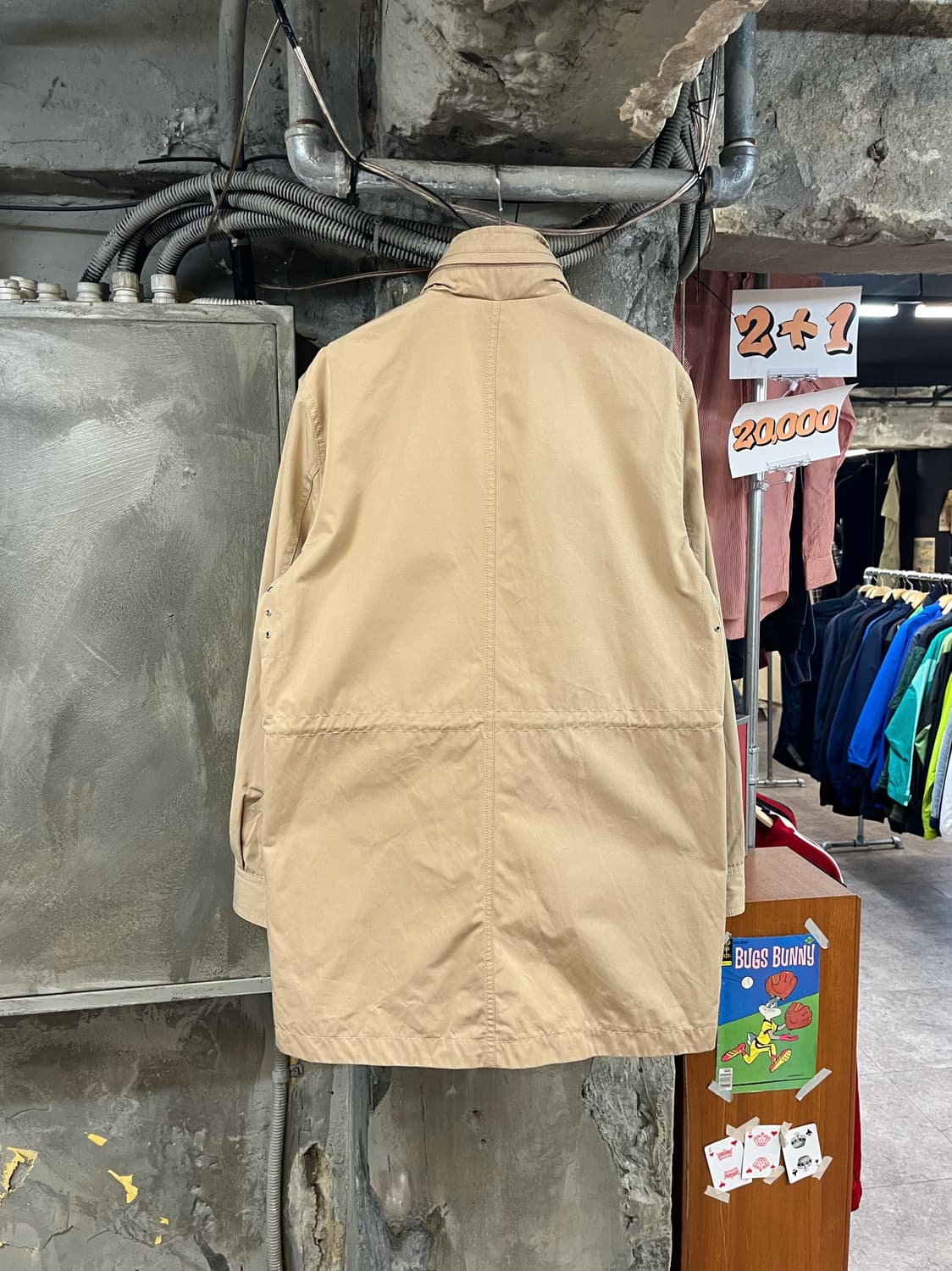 라코스테 코트 자켓 베이지 M #csz3329 상품이미지2