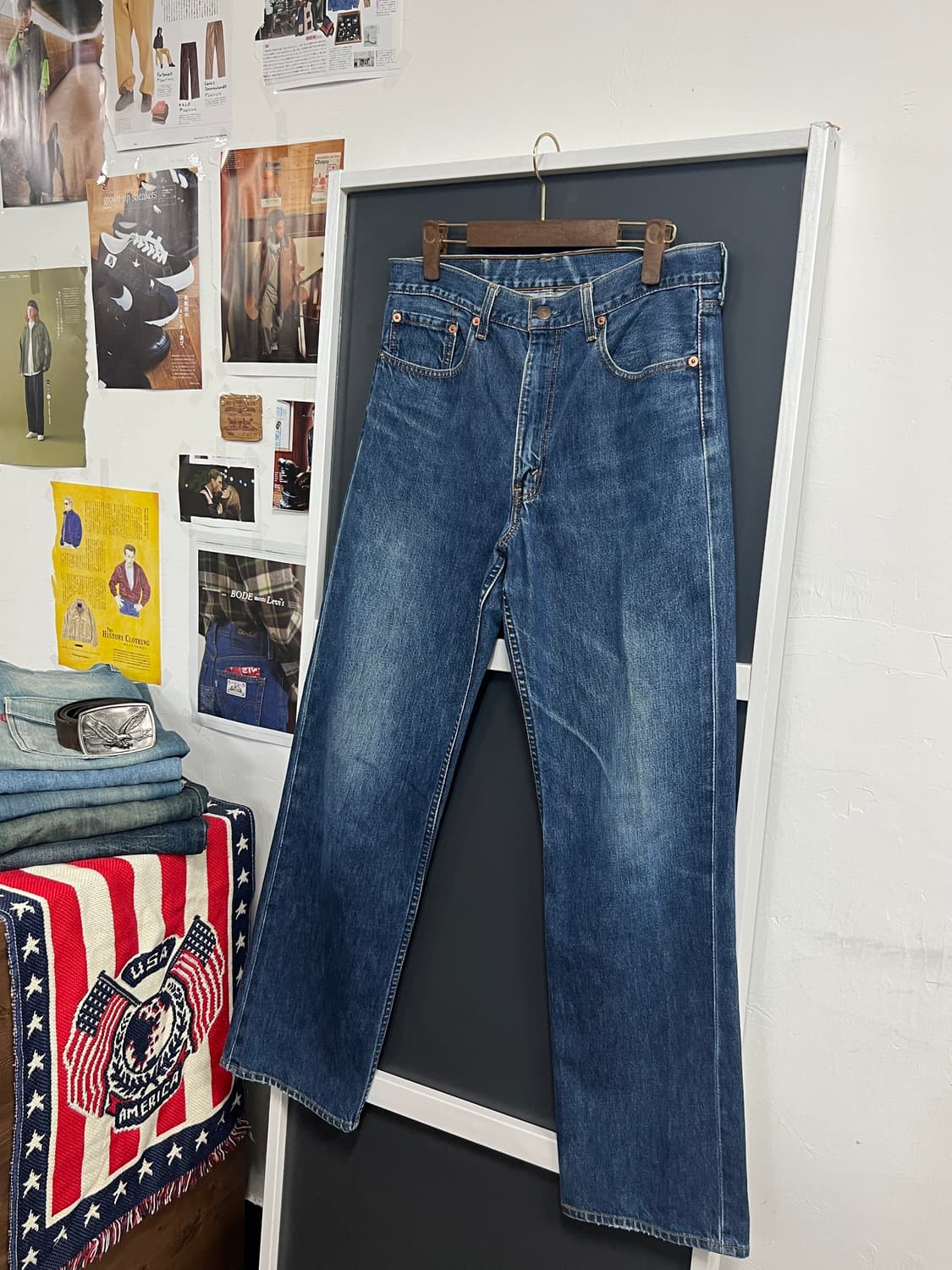 00s Levis 리바이스 508 레귤러 테이퍼 데님 팬츠 상품이미지8