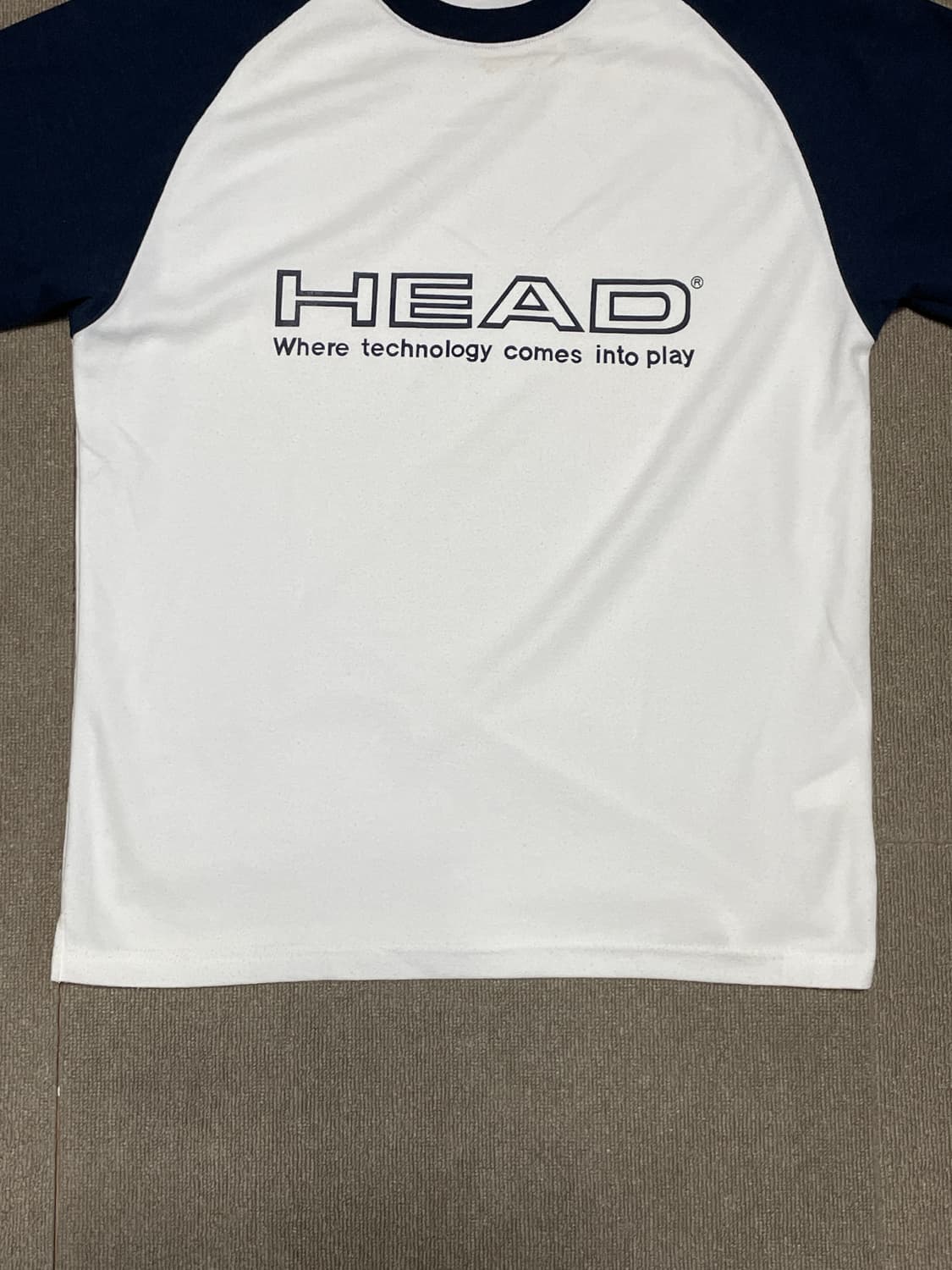 HEAD 배색 래글런 스포츠 티셔츠 J02449 상품이미지2