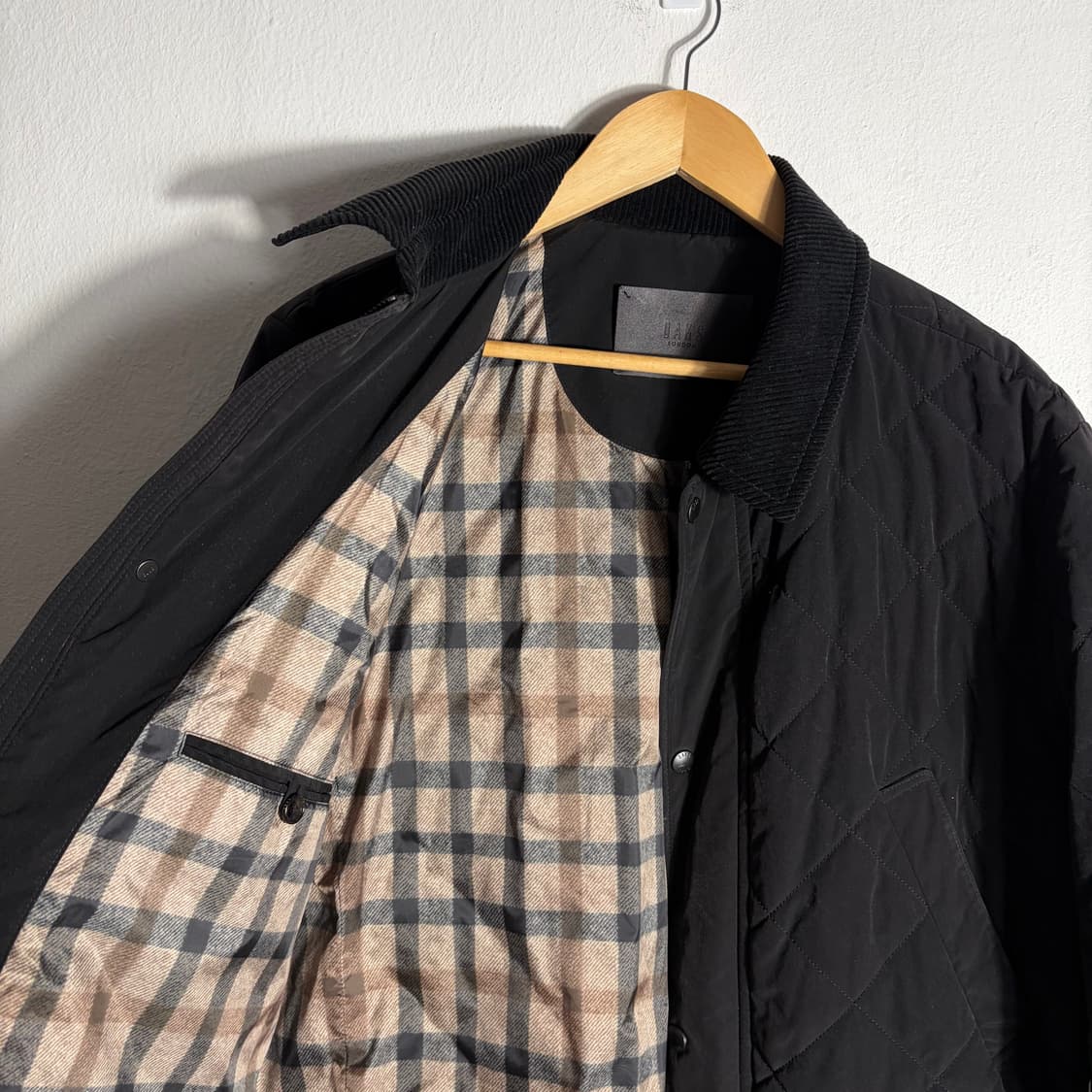 닥스 블랙 퀼팅 패딩 자켓(110) 상품이미지6