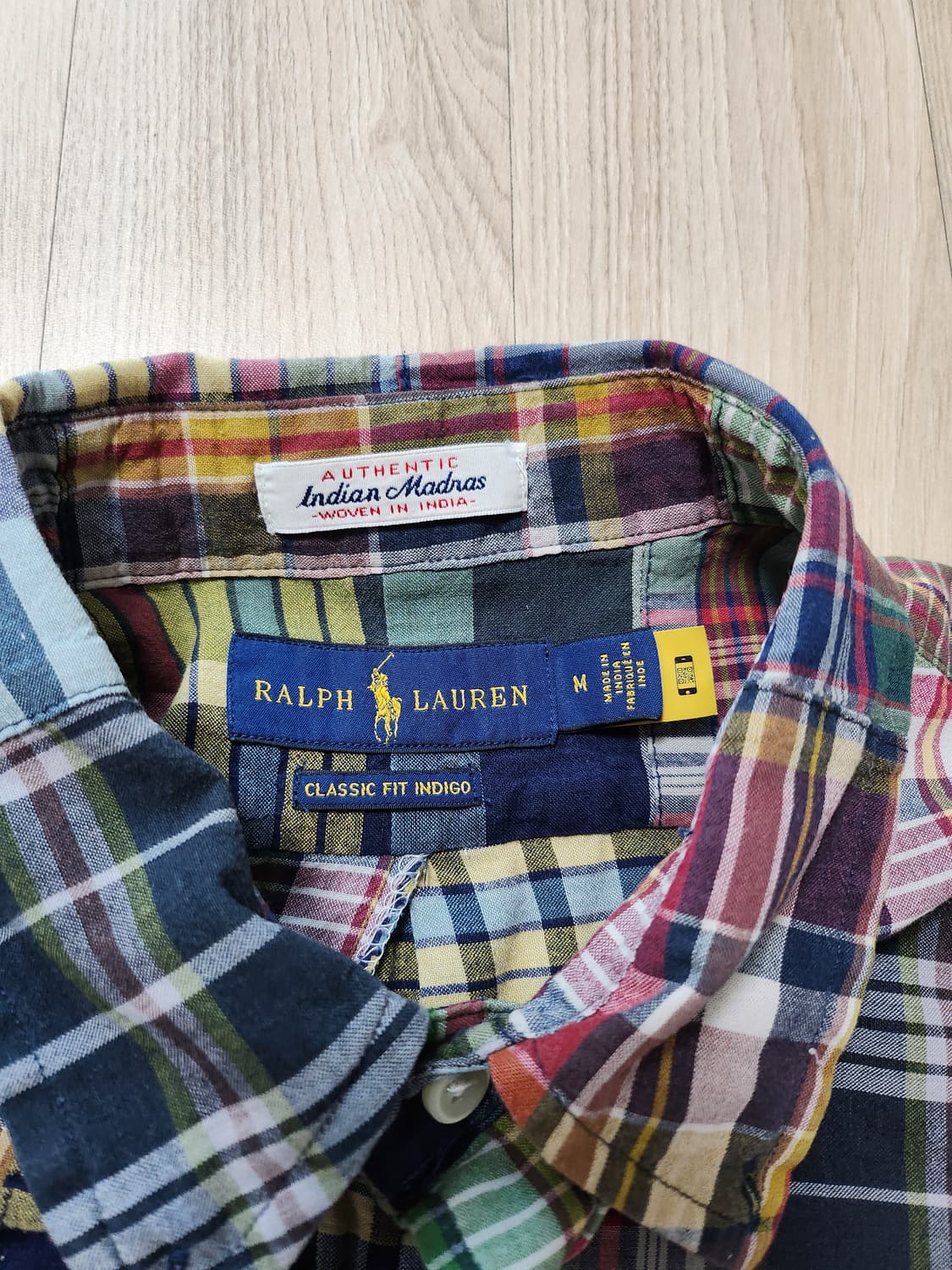 폴로랄프로렌 패치워크셔츠 (M 상품이미지8