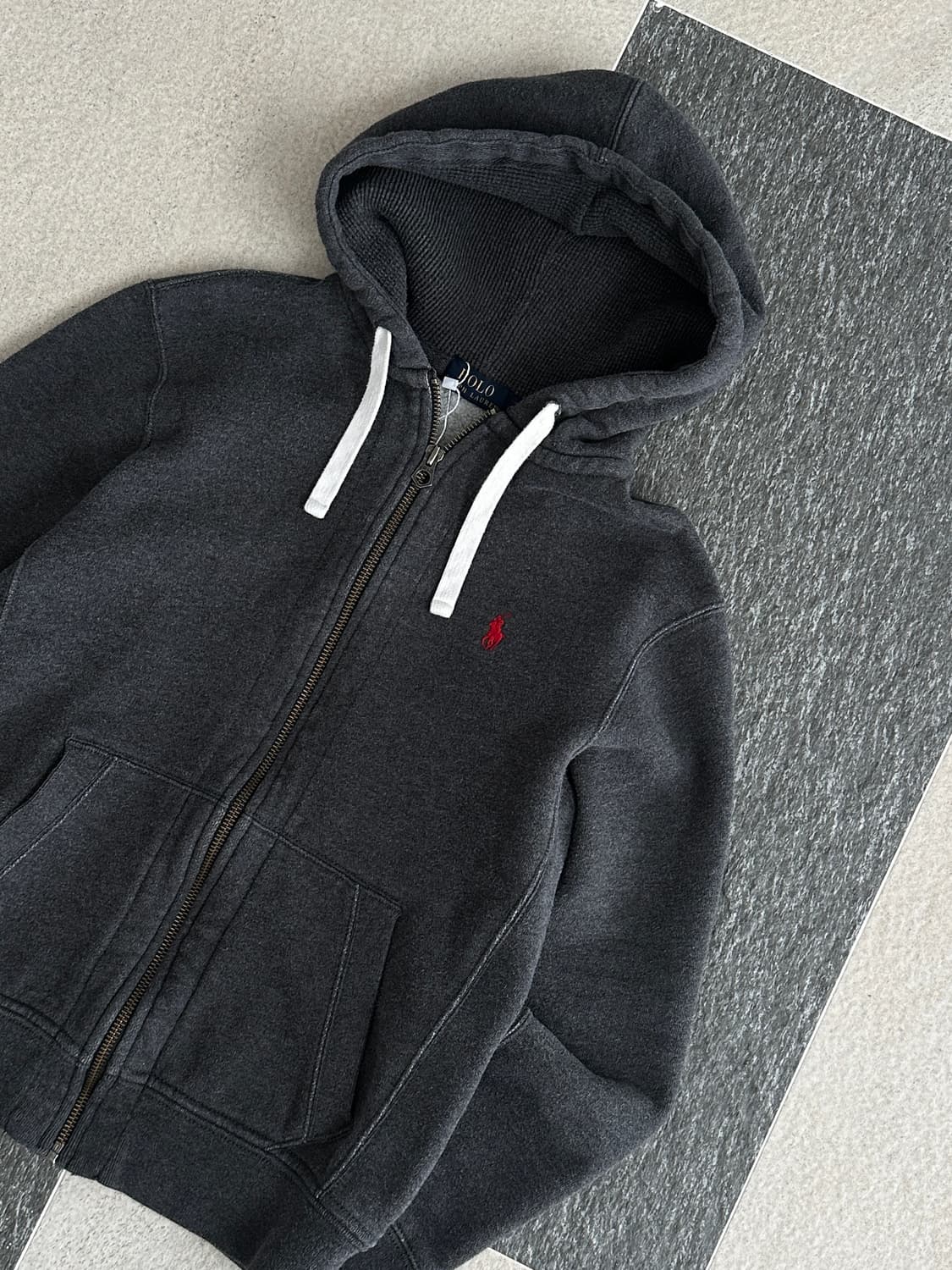 폴로 랄프로렌 차콜 써멀 후드집업  상품이미지6