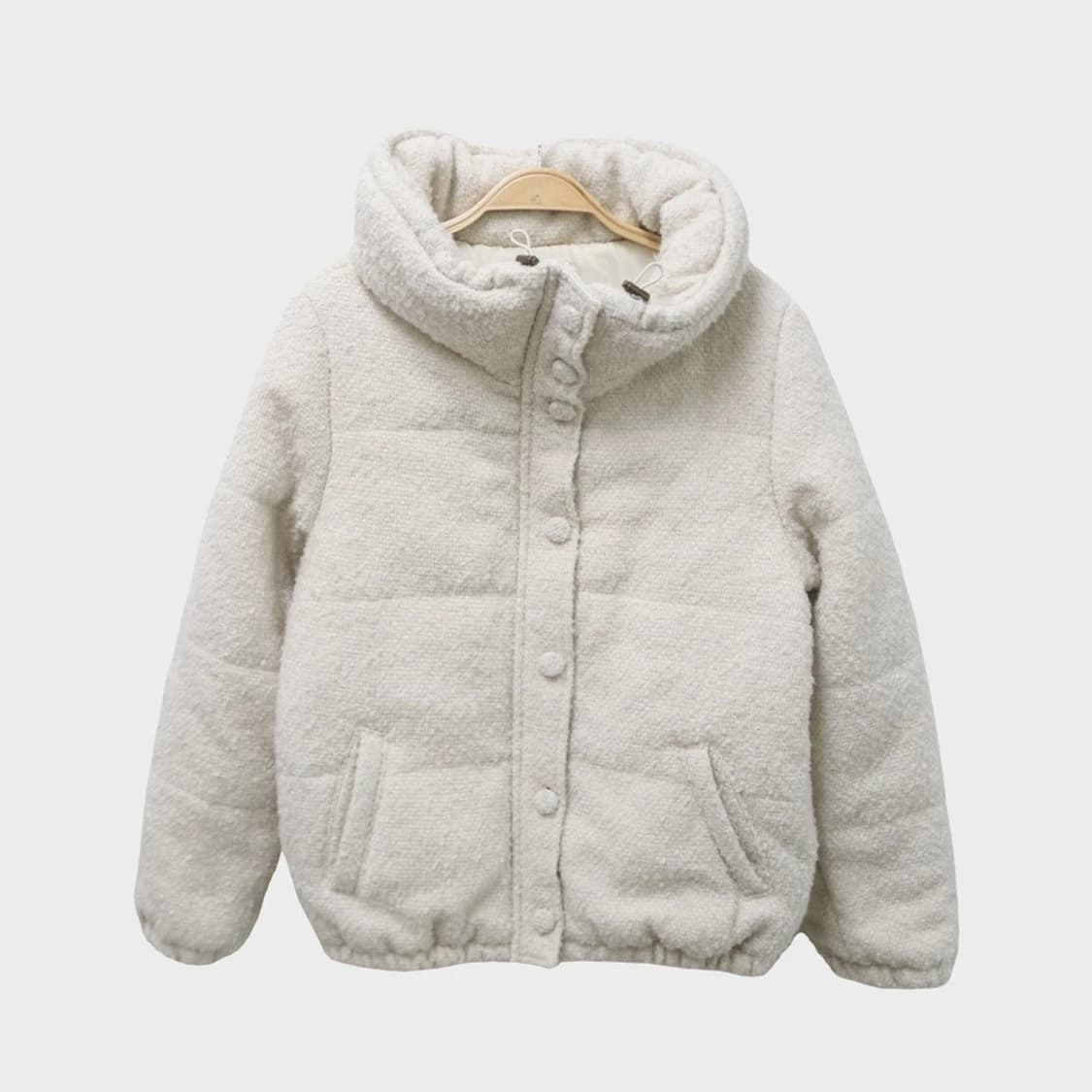 시네마클럽  부클 하이넥 울 혼방 패딩 62421 상품이미지1