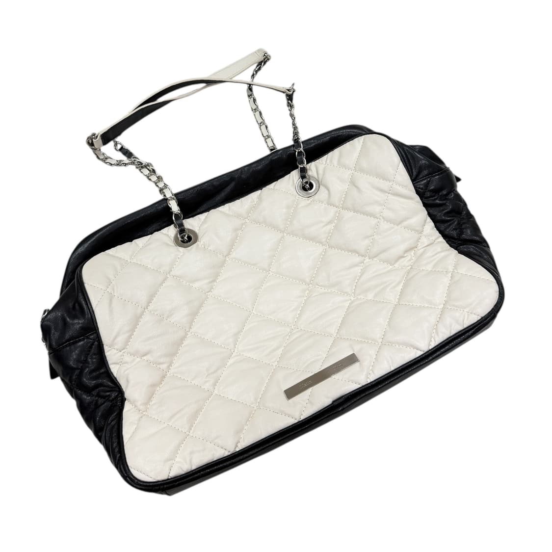 마뗑킴 빅 퀄팅백 가방 아이보리 상품이미지2