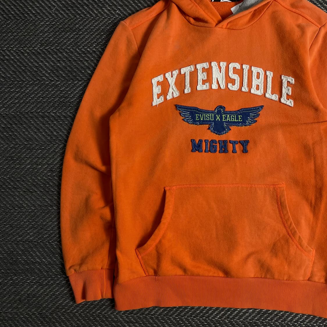 에비수 y2k 빅로고 올드스쿨 후드 티셔츠o 3317 상품이미지3