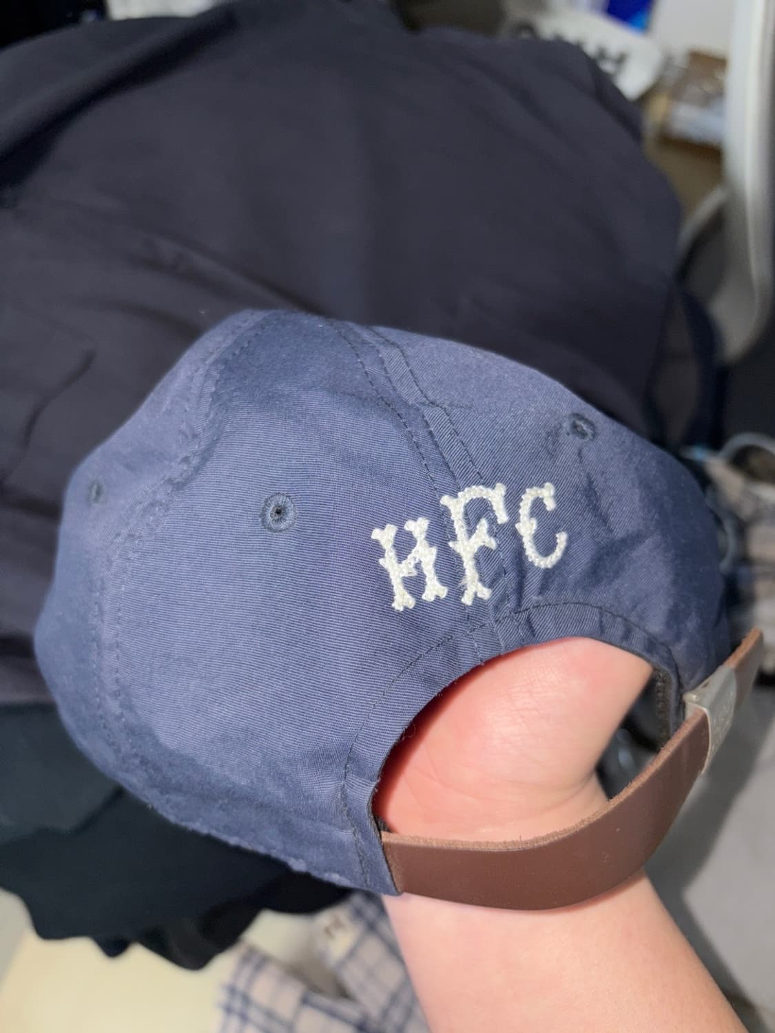 헤리티지플로스 워터프루프 나일론 BB캡 네이비 상품이미지2