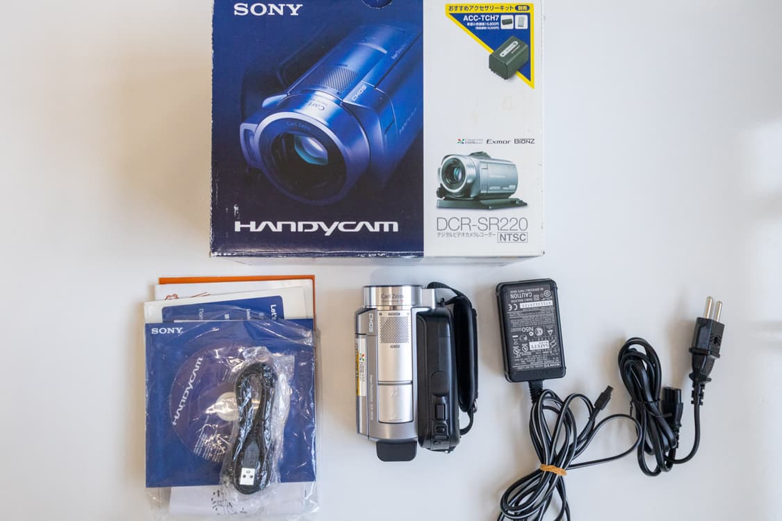 Sony DCR-SR220 / 빈티지 디지털 캠코더 상품이미지9