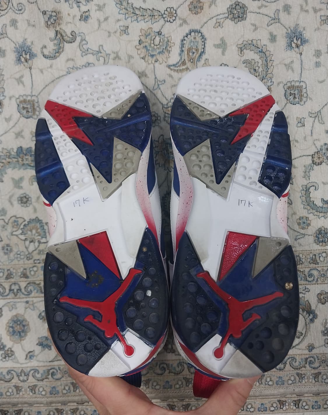 나이키 에어조던 7  레트로 한정판 바르셀로나 나이츠 230mm 상품이미지8