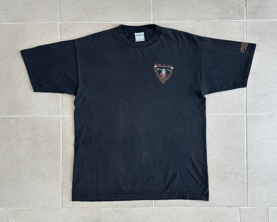 90s 빈티지 바이크 티셔츠 XL 할리데이비슨 상품이미지2