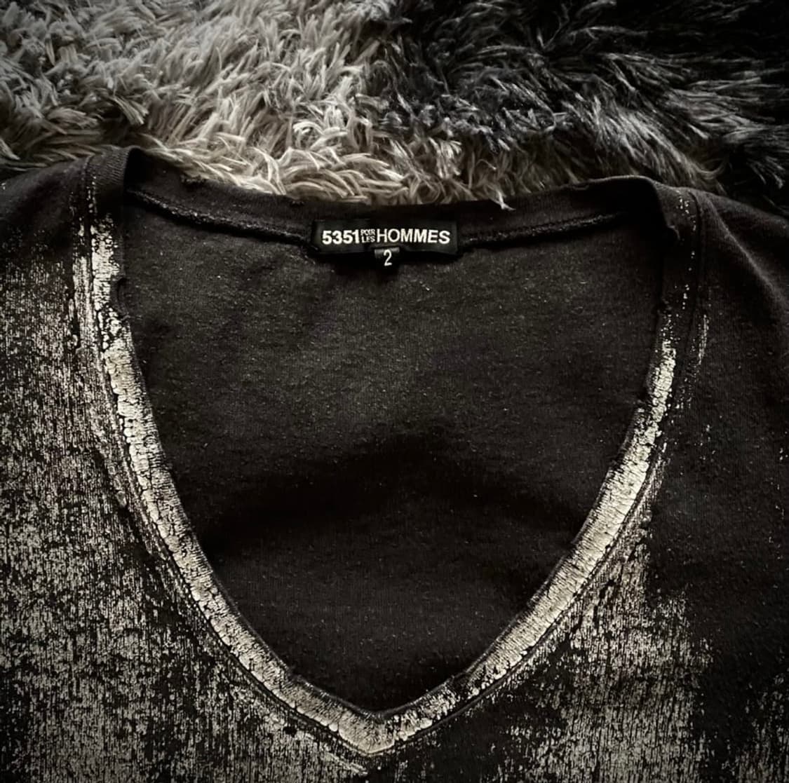 5351 pour les hommes vkei v-neck t-shirt 상품이미지6