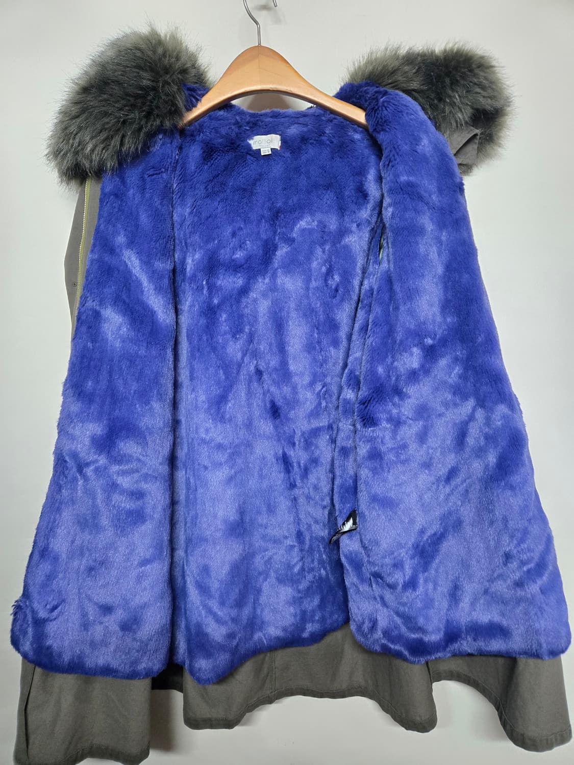 Molliolli  몰리올리 퍼  후드 코트 EUR38/USA M 상품이미지3