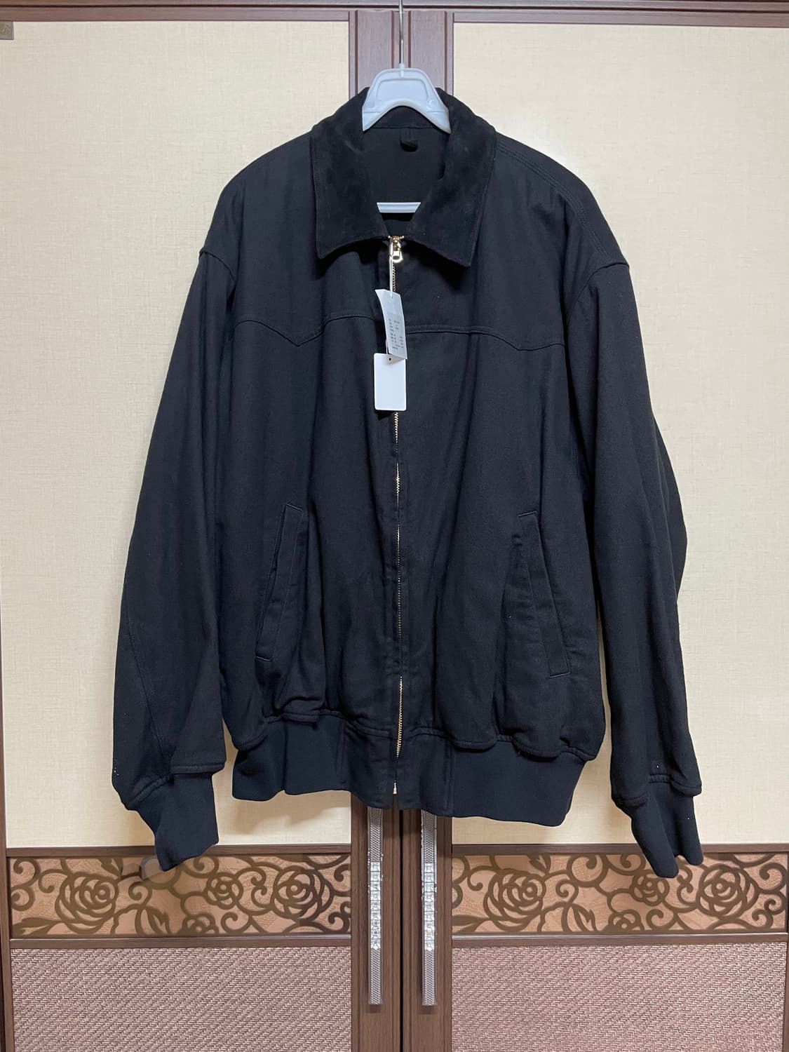 [3] 코모리 블랙 드릴 집 자켓 상품이미지1