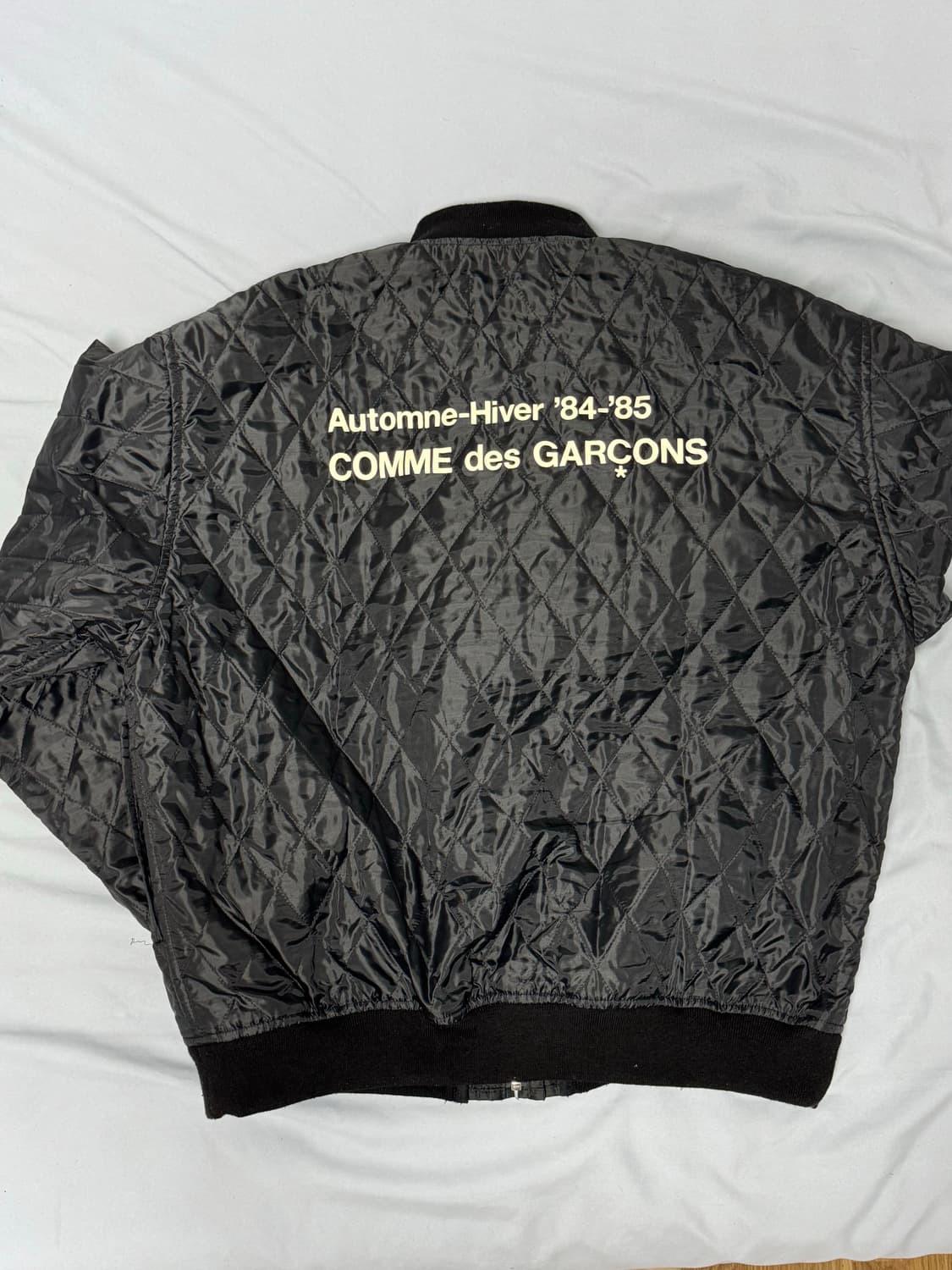 [XL]꼼데가르송 퀄티드 블루종 자켓 상품이미지2