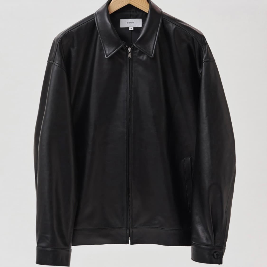 OX STUDIOS 램스킨 자켓 46사이즈 오버핏 싱글 라이더 가죽 자켓 상품이미지1