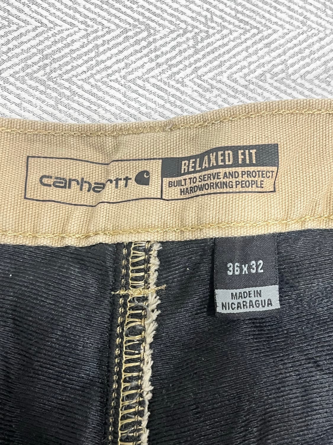 칼하트 기모 카펜터 워크팬츠 36인치 상품이미지5