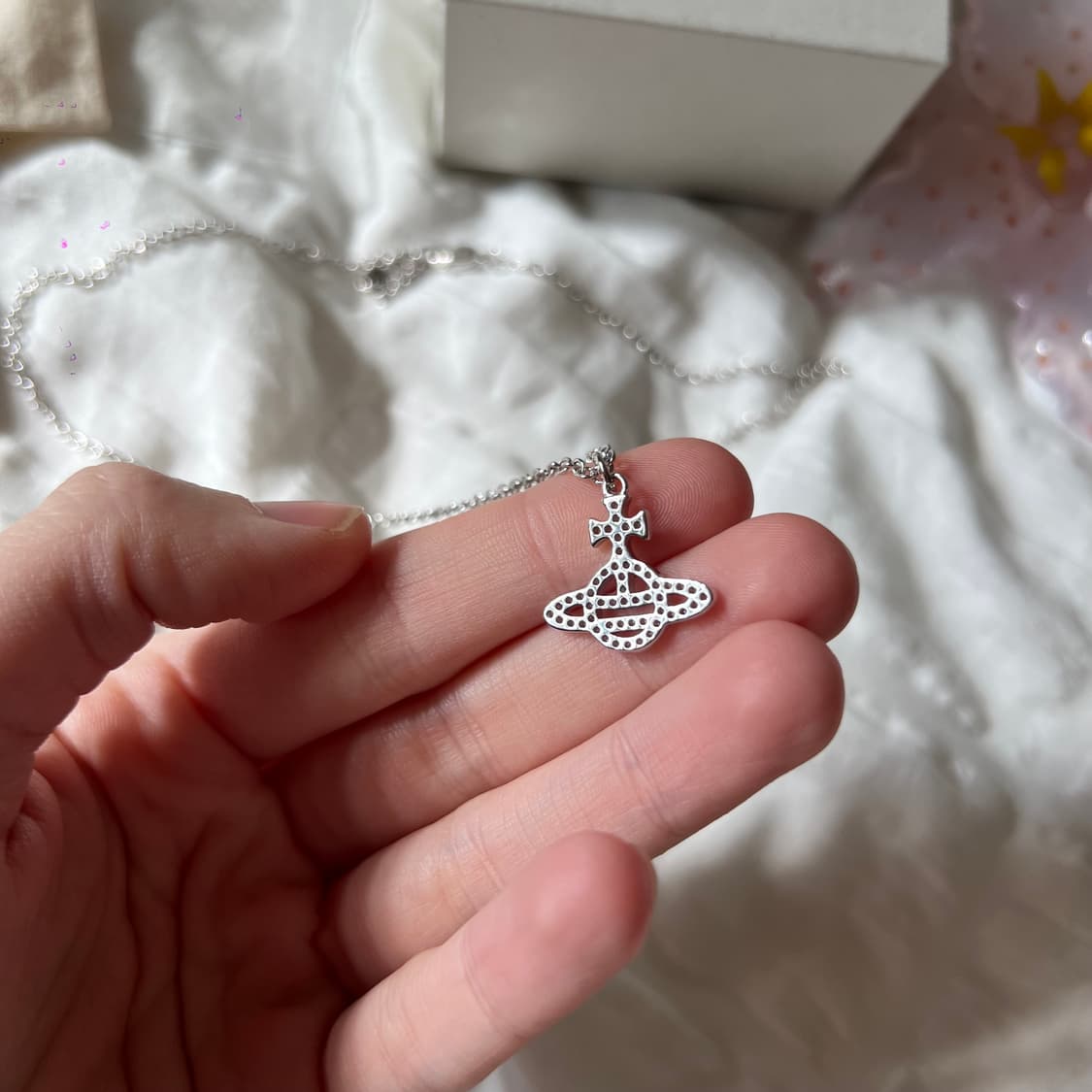 비비안웨스트우드 칼리오페 네크리스 실버 상품이미지5