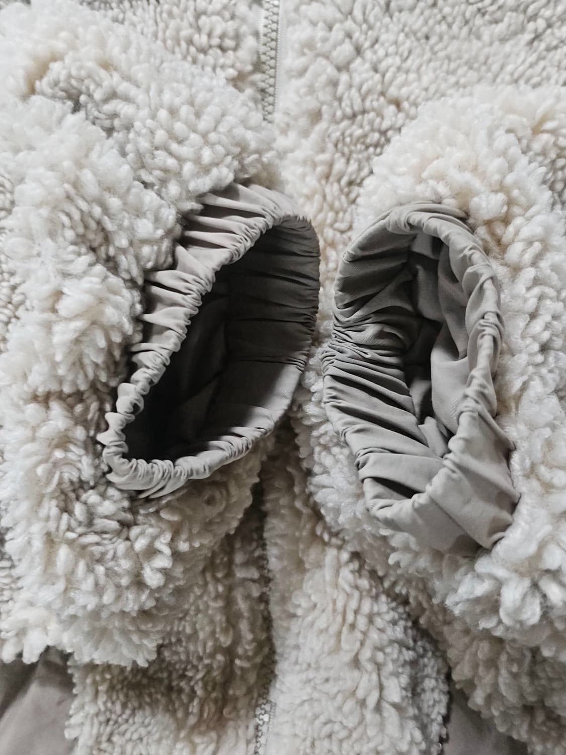 양털 뽀글이 플리스 자켓 아이보리  free 상품이미지2