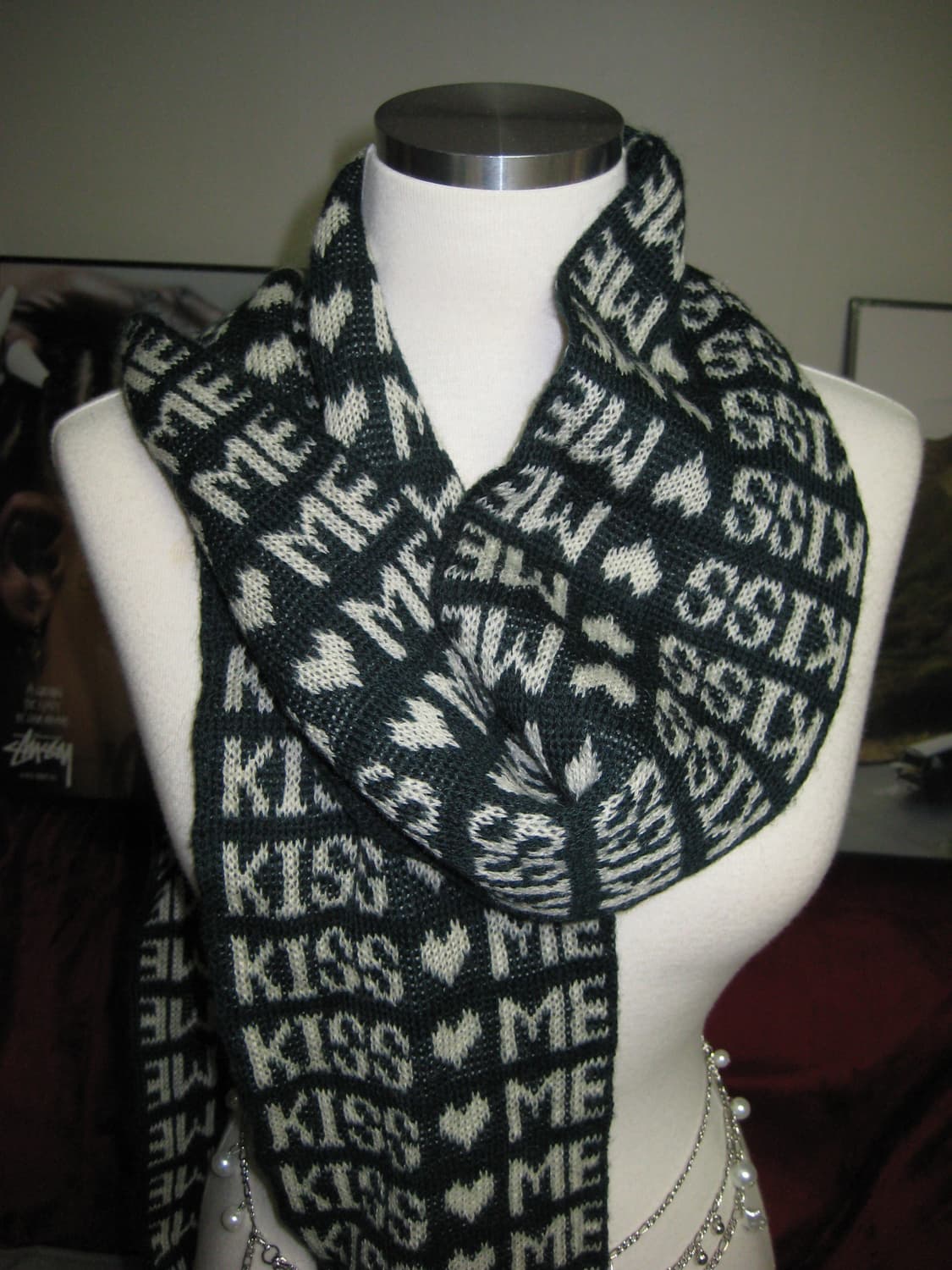 kiss me 키스미 그린 머플러  상품이미지1