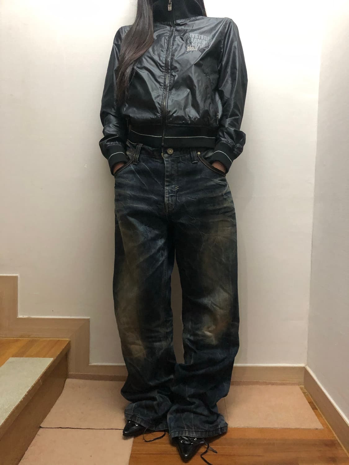 빈티지 에비수 데님 워싱 팬츠 상품이미지9