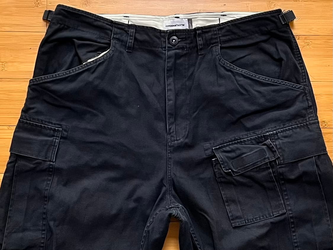 에스피오나지 블랙 카고팬츠 XLARGE 상품이미지3
