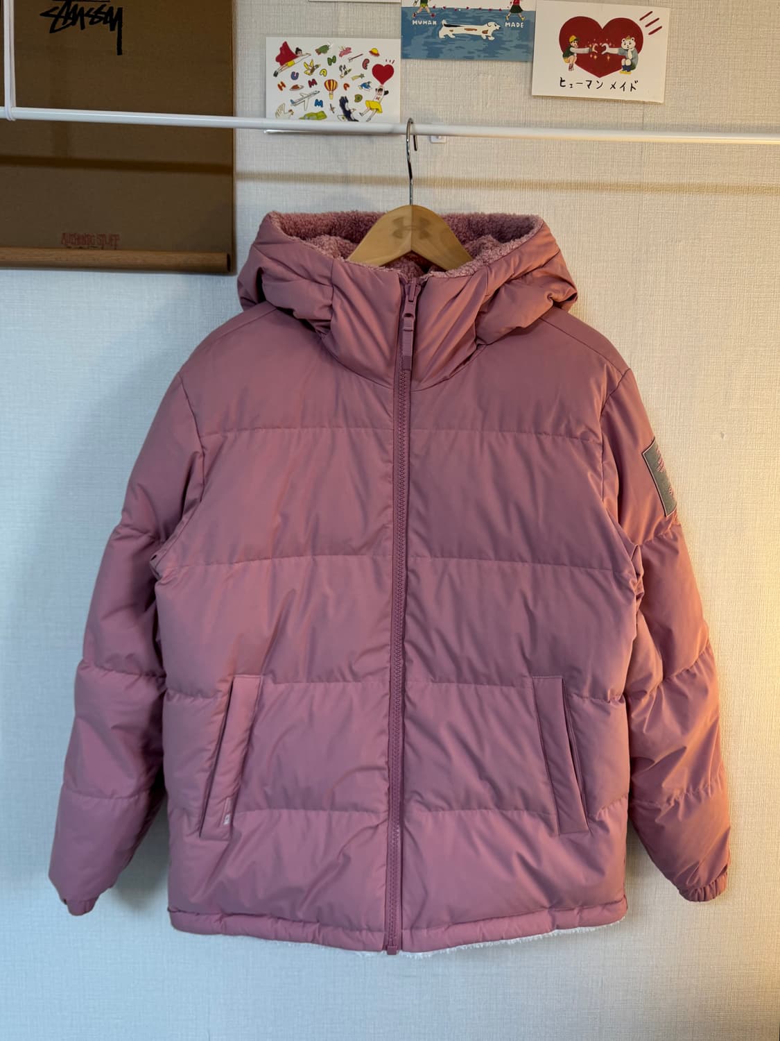 [95]K2 수지 리버시블 구스다운 후리스 패딩자켓 상품이미지3