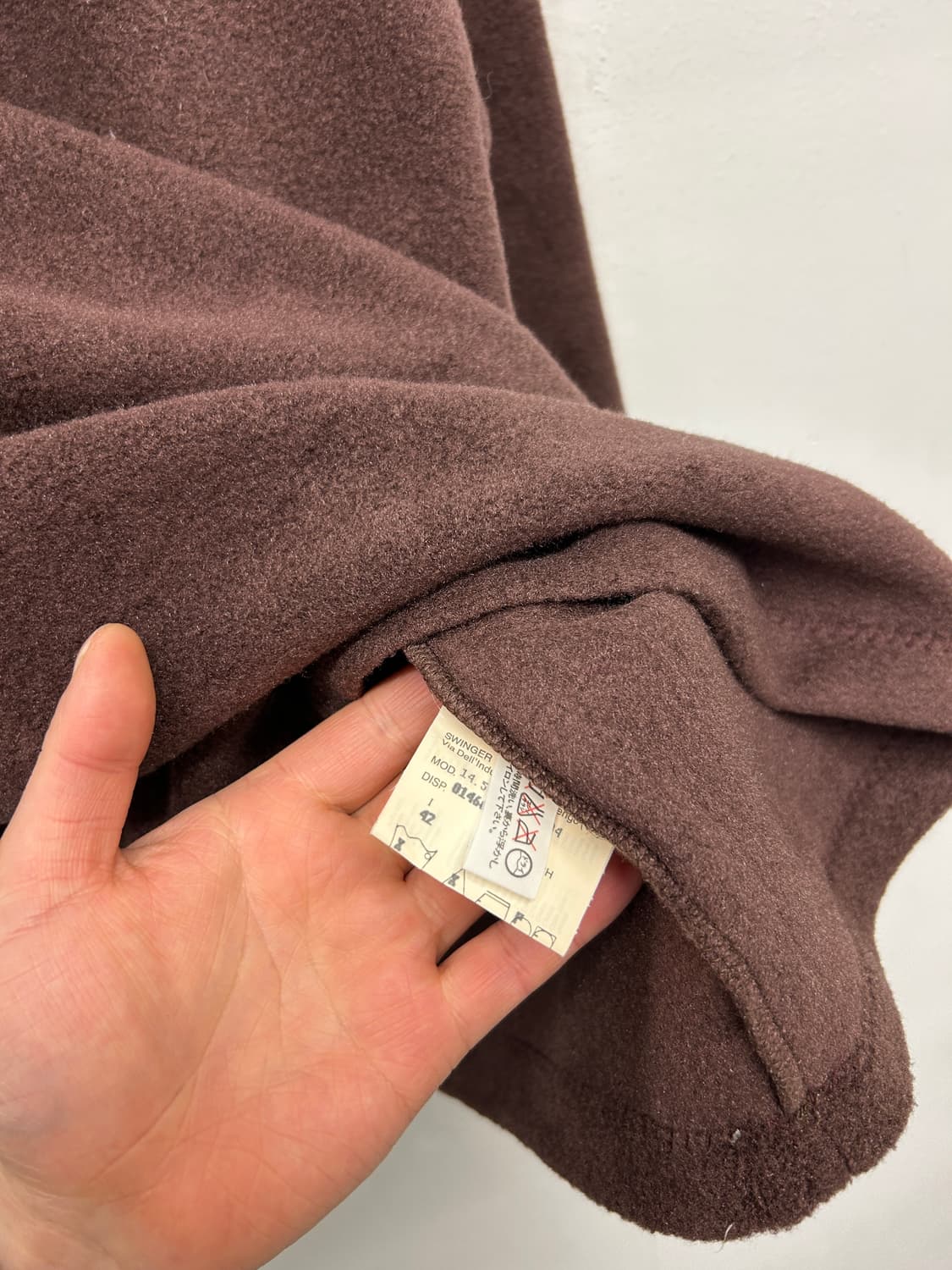 빈티지 펜디 FF 로고 브라운 폴라 플리스 상품이미지5