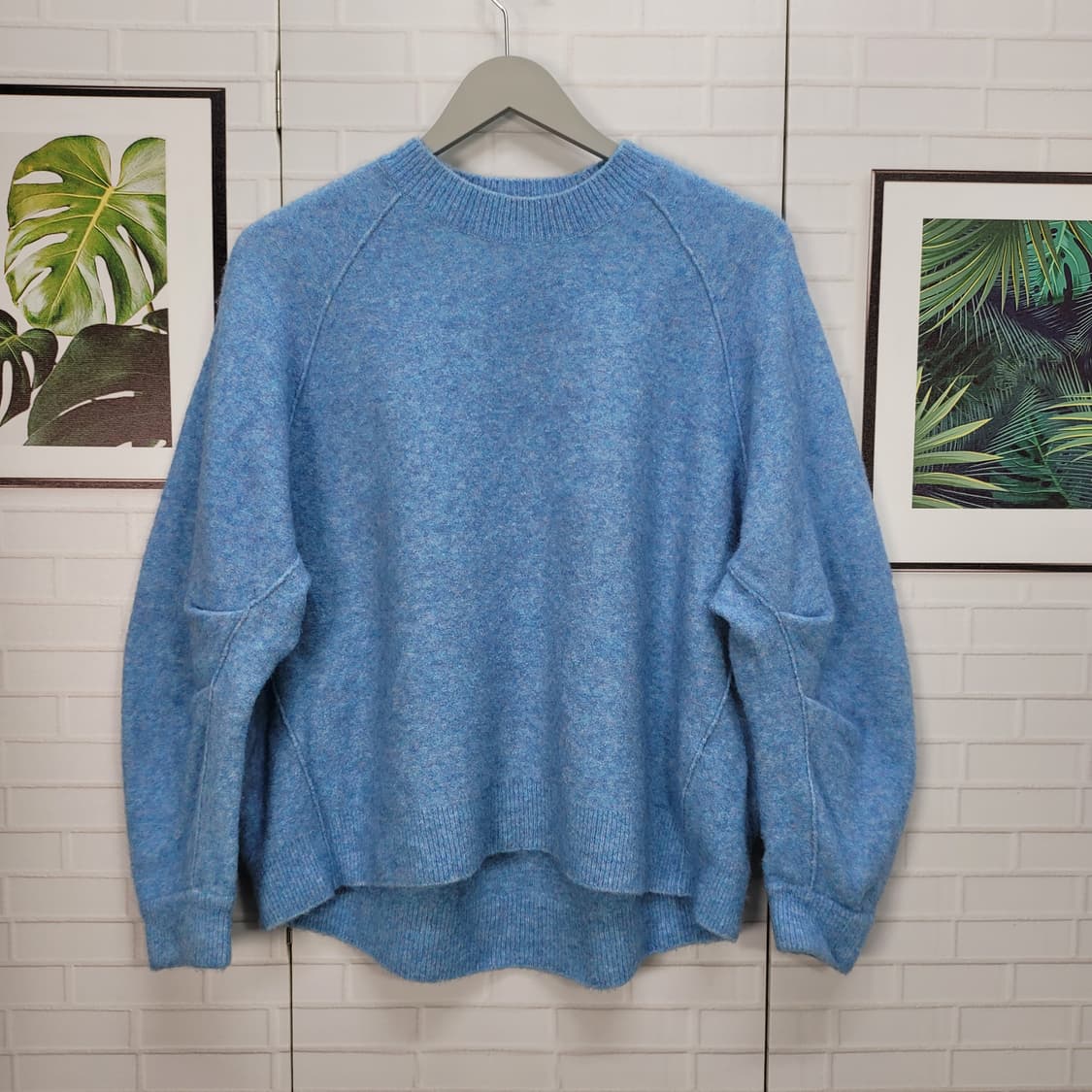 SYSTEM 한섬 시스템 라운드넥 니트 울 스웨터 프리사이즈 상품이미지1