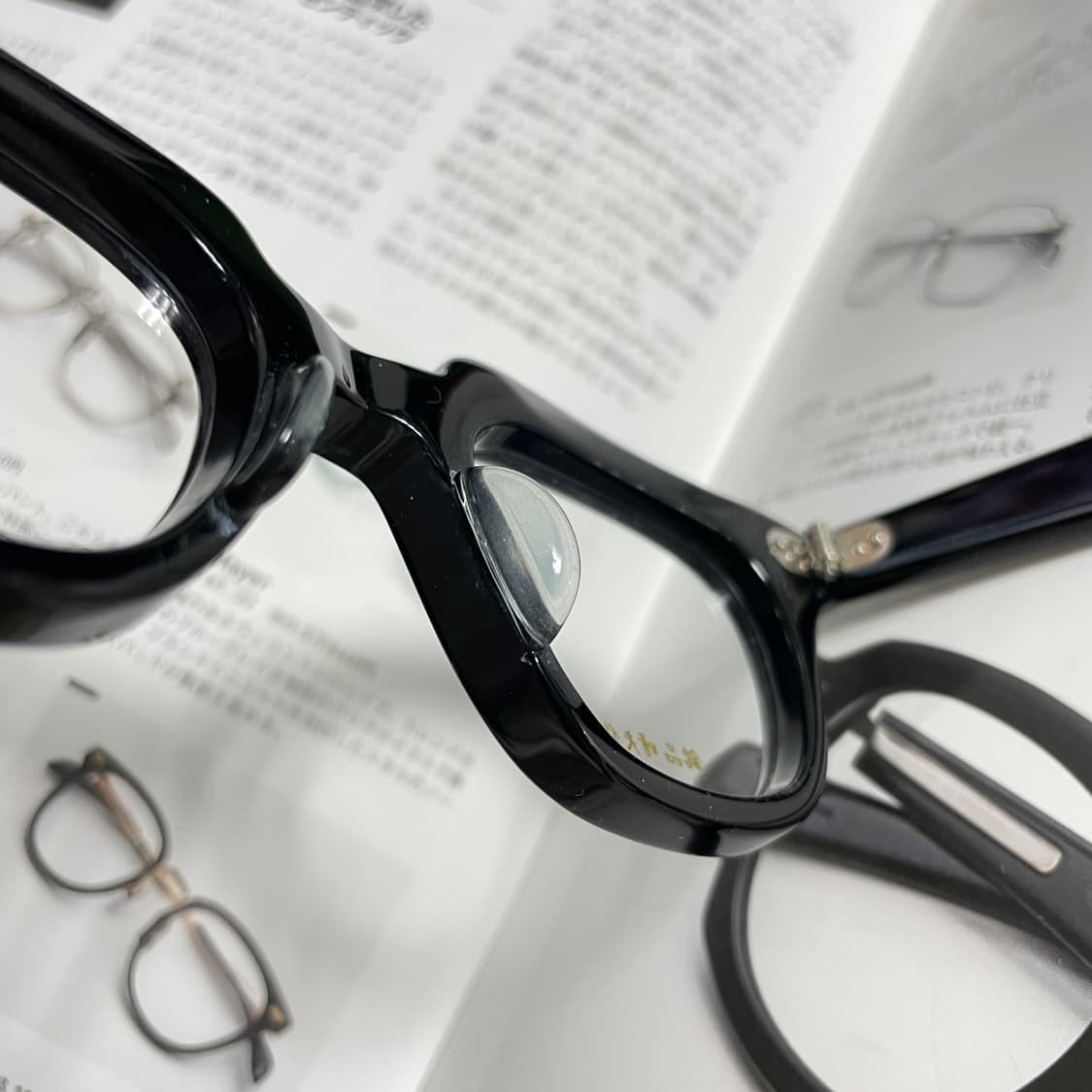 銘品晴夫作 메힌 하루오사쿠 셀룰로이드 블랙 뿔테 일본 안경 상품이미지8