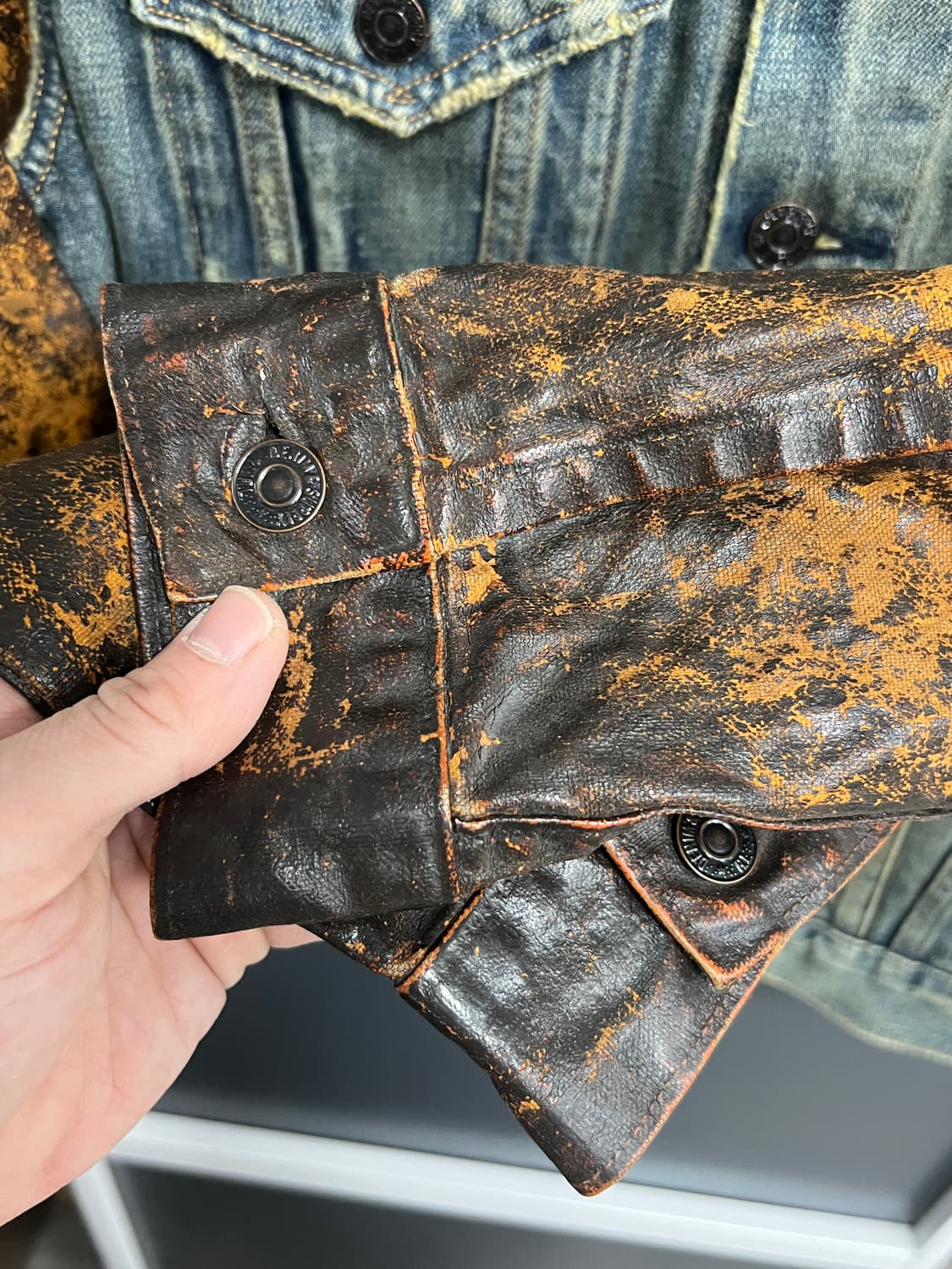 데님 앤 서플라이 더티 왁스 데님 자켓 상품이미지5