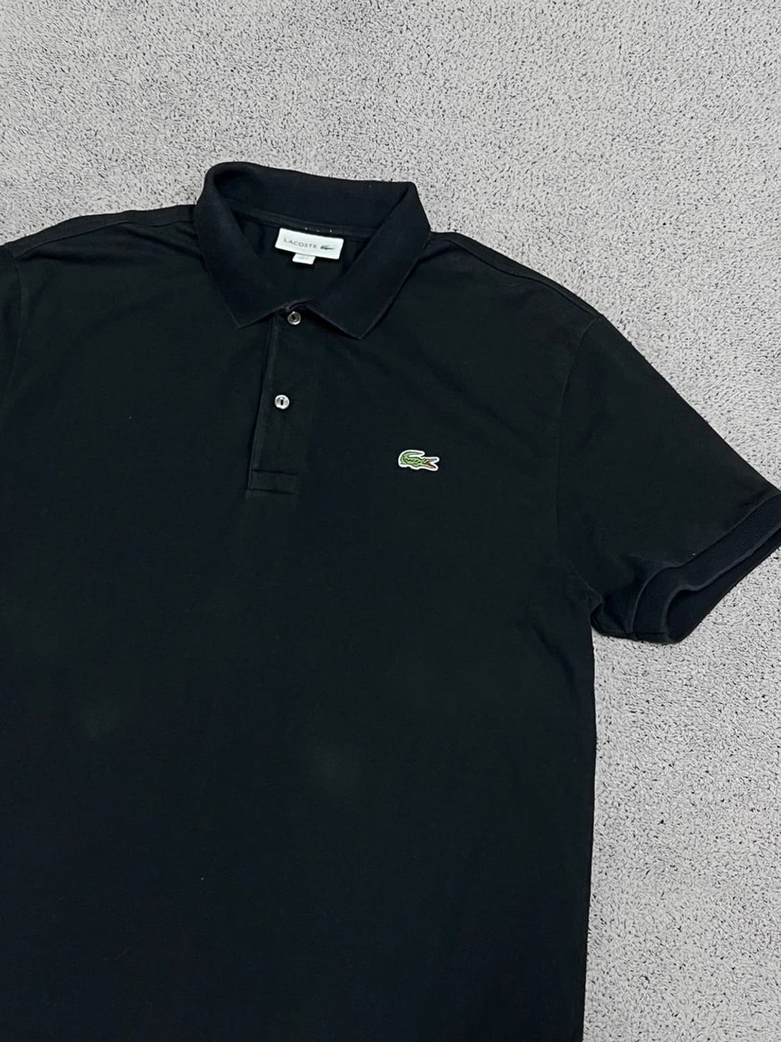 (L) 라코스테 카라 티 블랙 상품이미지2