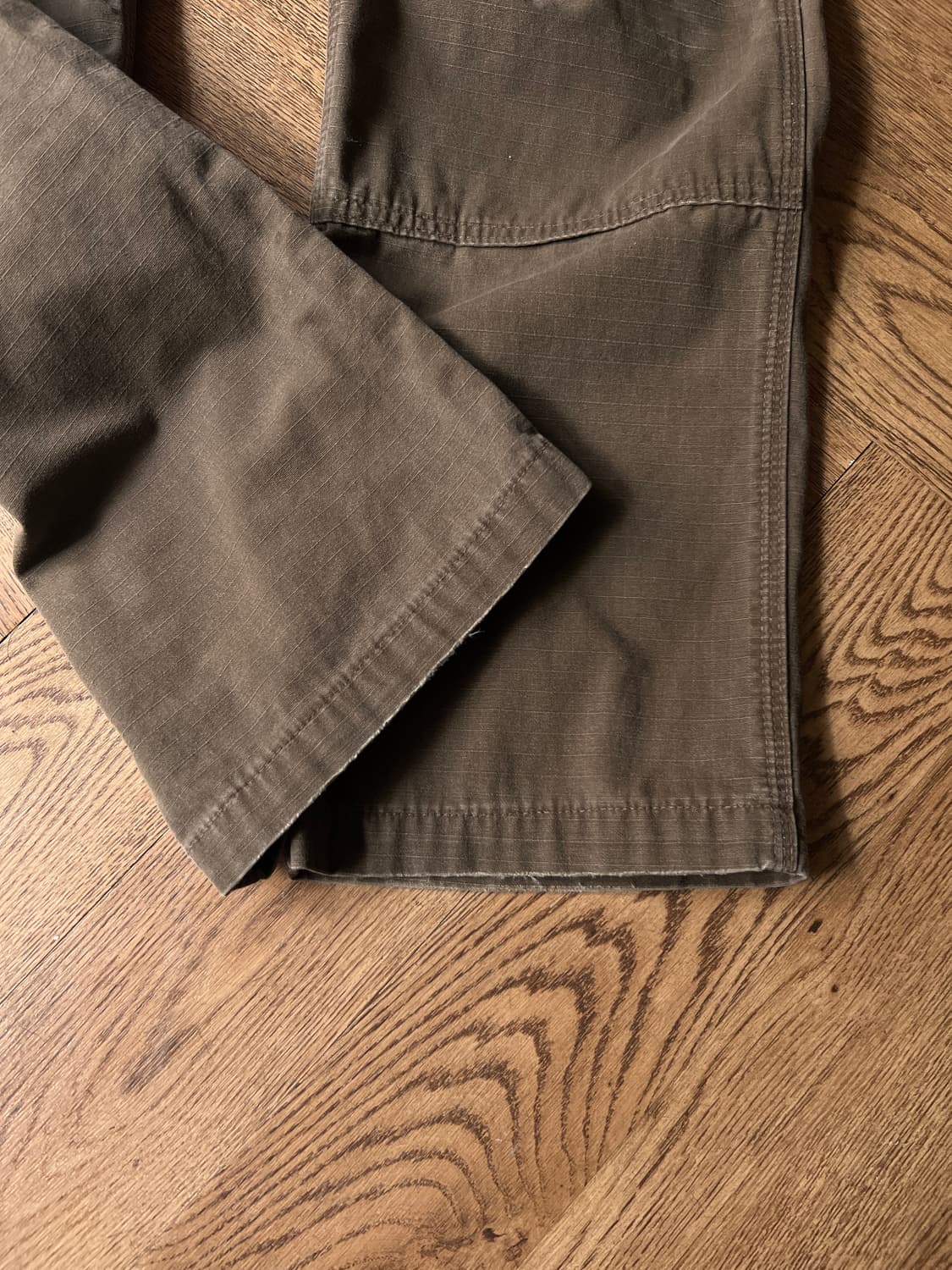 [34]칼하트 USA 다크커피 립스탑 더블니 워크 카고 팬츠 상품이미지6