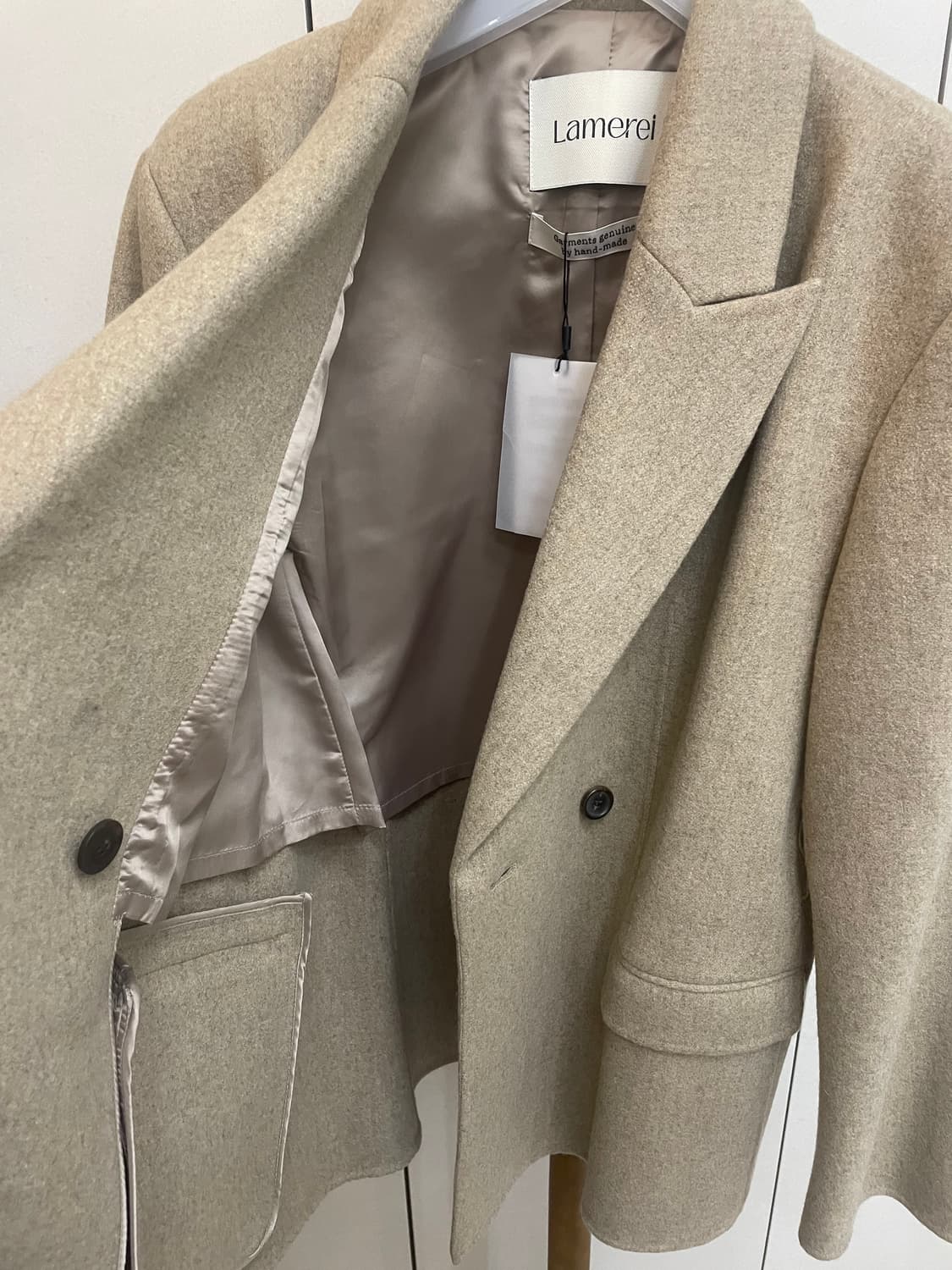 [택 새상품, 옷걸이포함] LAMEREI 라메레이 봄자켓 (S) 상품이미지8