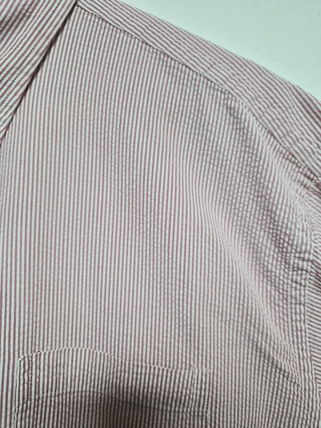 엘엘빈LLBEAN 스트라이프 시어커서 반팔 셔츠 XL - S368 상품이미지3