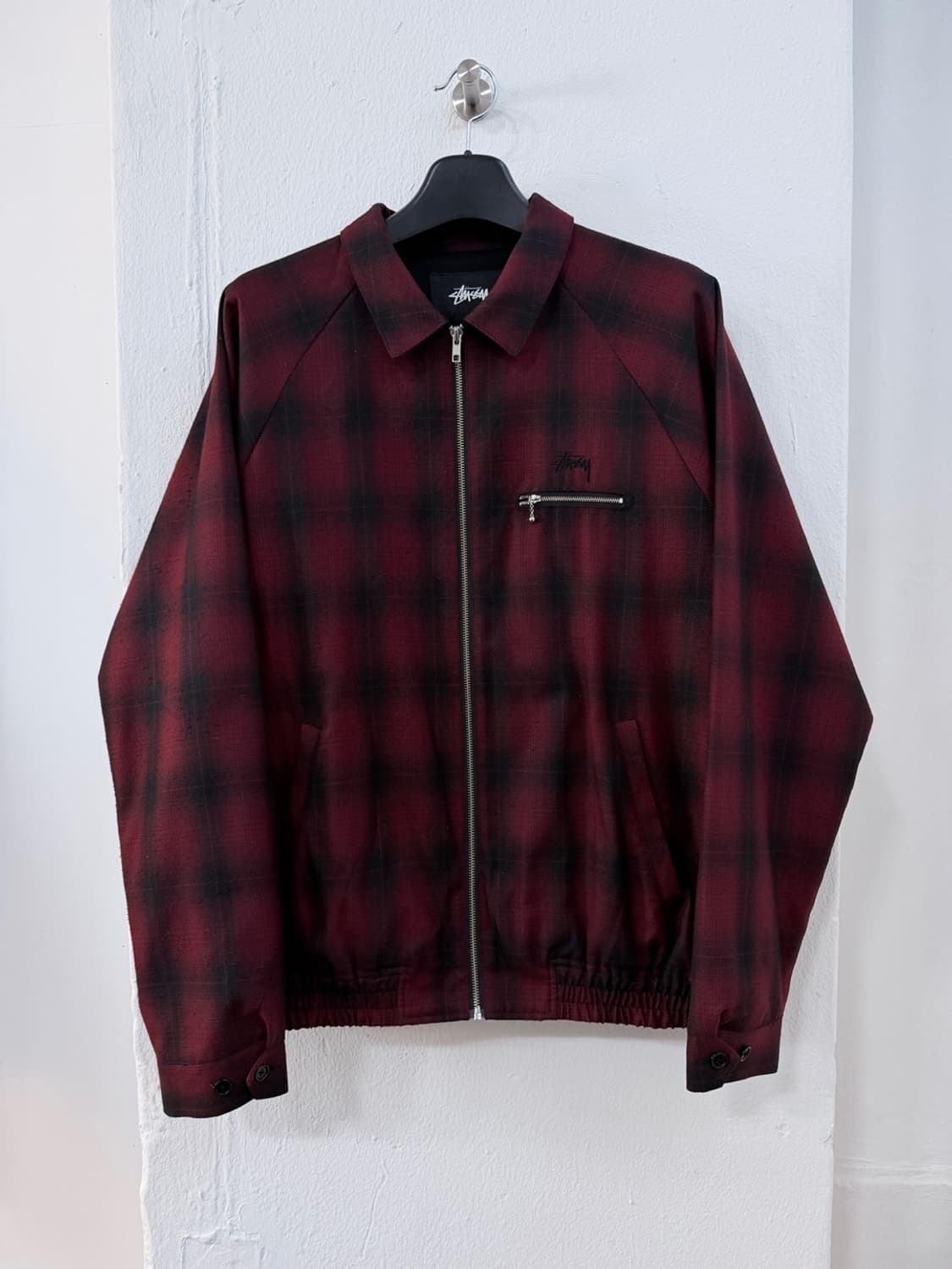 스투시 쉐도우 플레이드 브라이언 자켓  상품이미지1